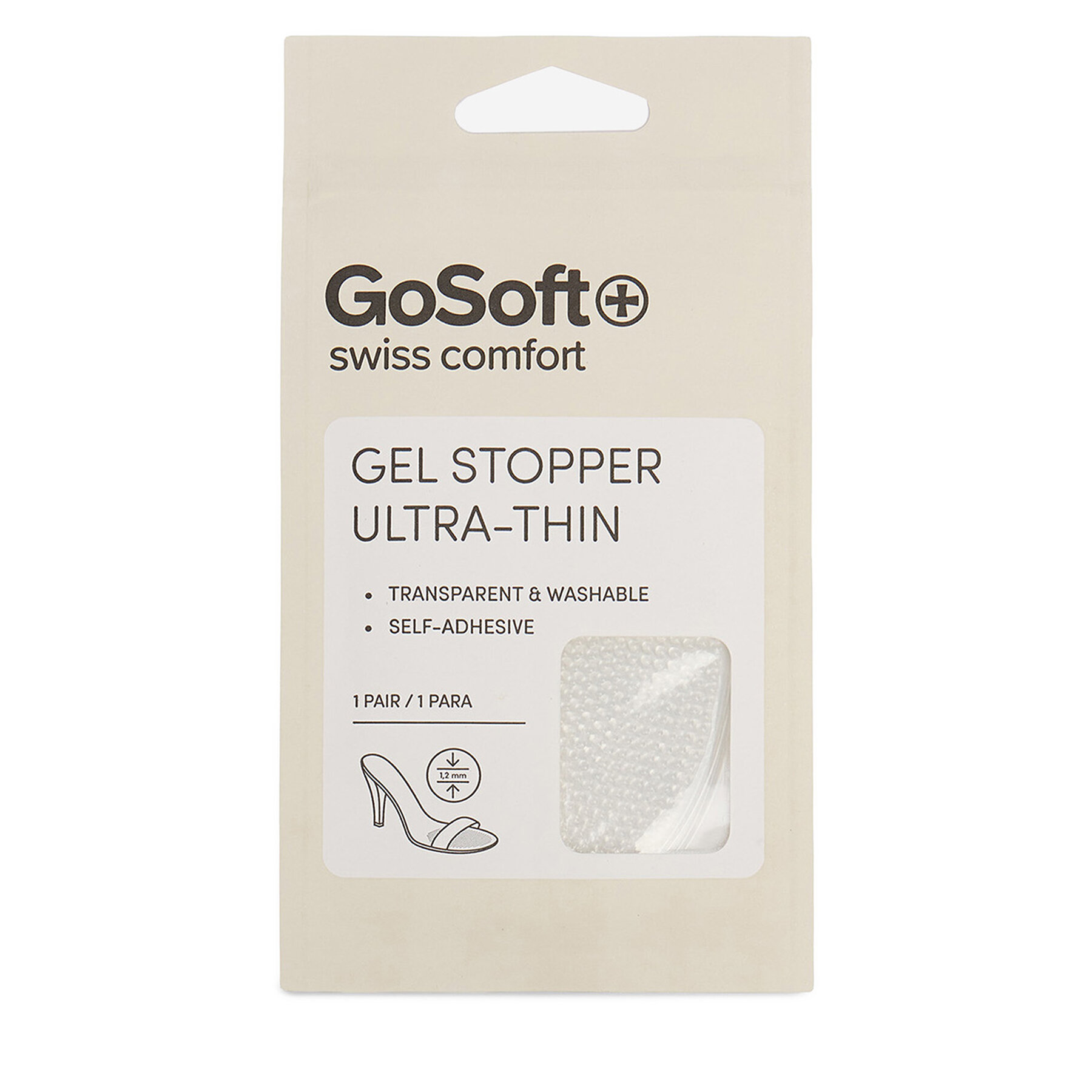 Čistič do bot Go Soft CEO_LA_ULTRA THIN GEL SHOE STOPPER_AW26 Bezbarvá