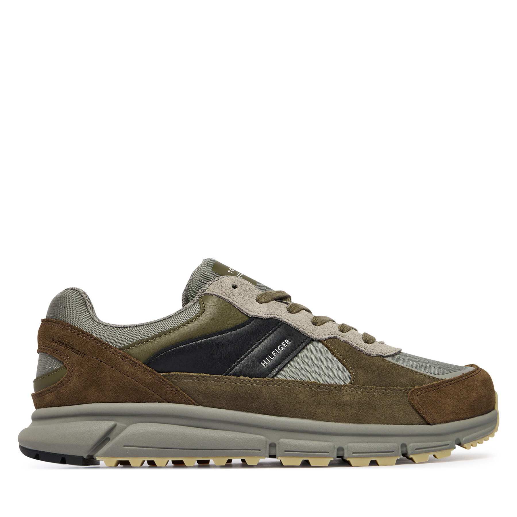 Sneakersy Tommy Hilfiger Hilfiger Mix Material Runner FM0FM06038 Farebná