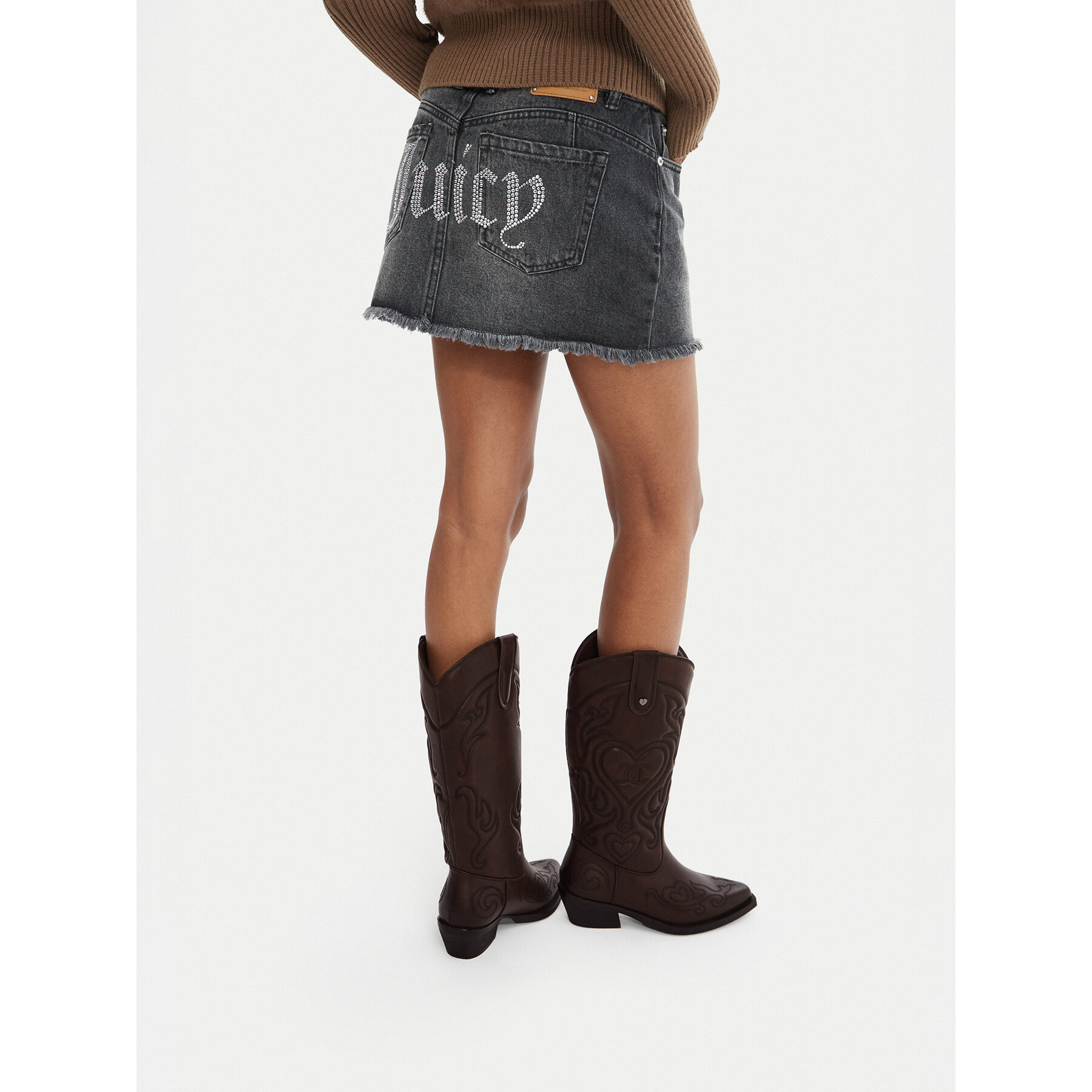 Καουμπόικες Μπότες & Μποτάκια Juicy Couture CEO-HY24113-10 Καφέ