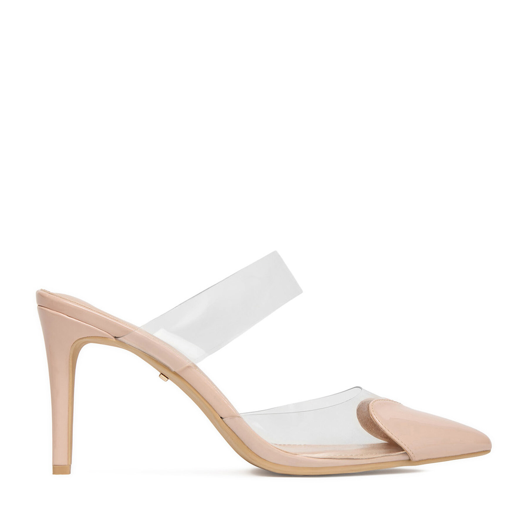 Pantofi cu toc subțire DeeZee 2024-89 Bej