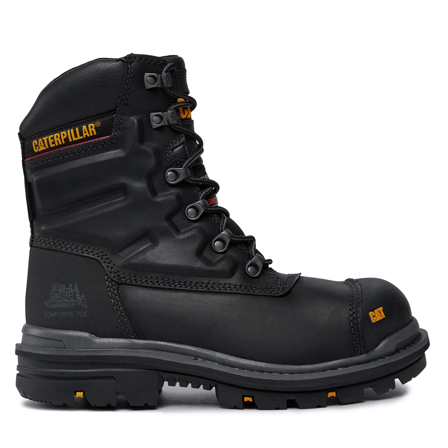Bakancs CAT Footwear Premier 8'' Wr Tx P720150 Fekete
