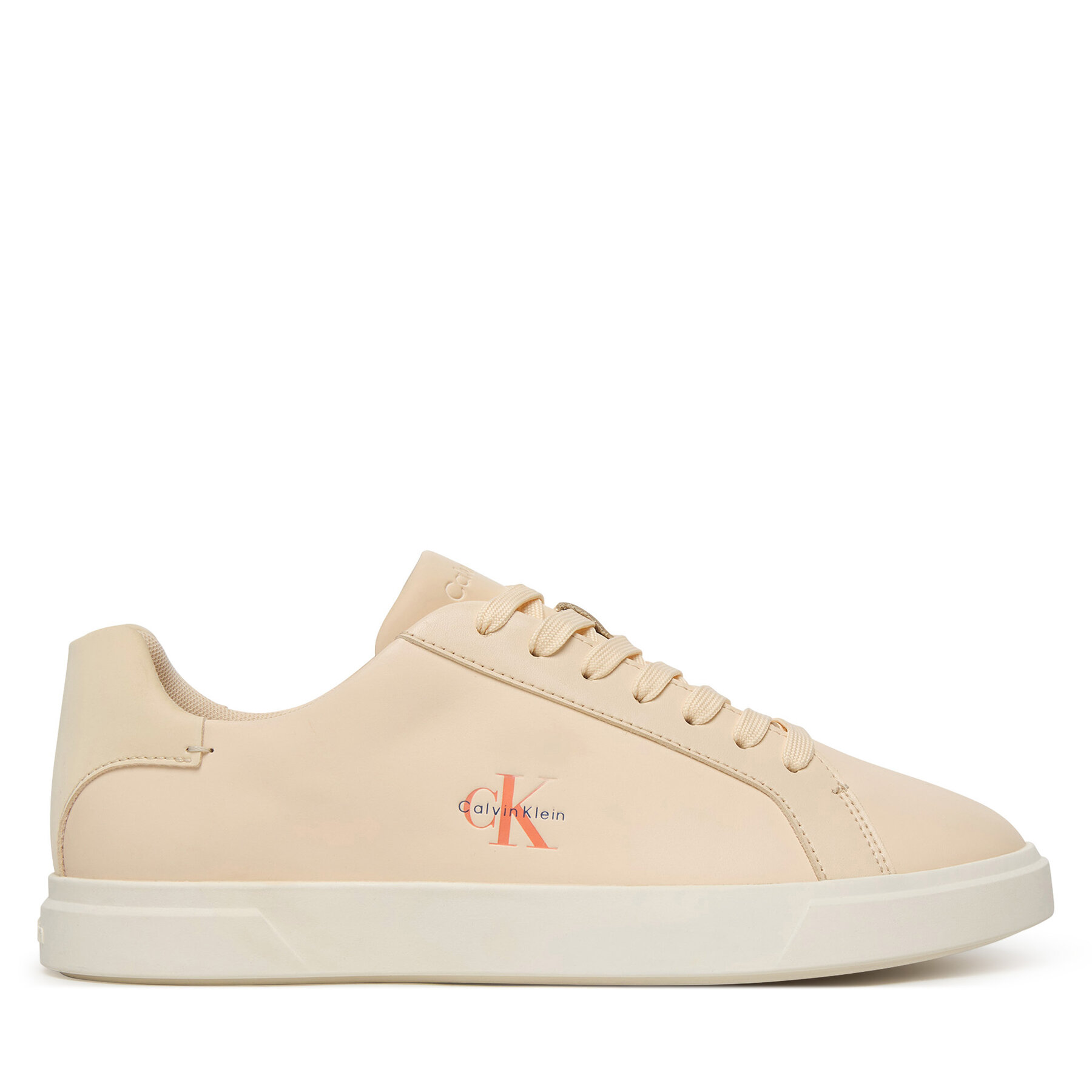 Αθλητικά Calvin Klein Low Pro Cups Lth Ml HW0HW03146 Μπεζ