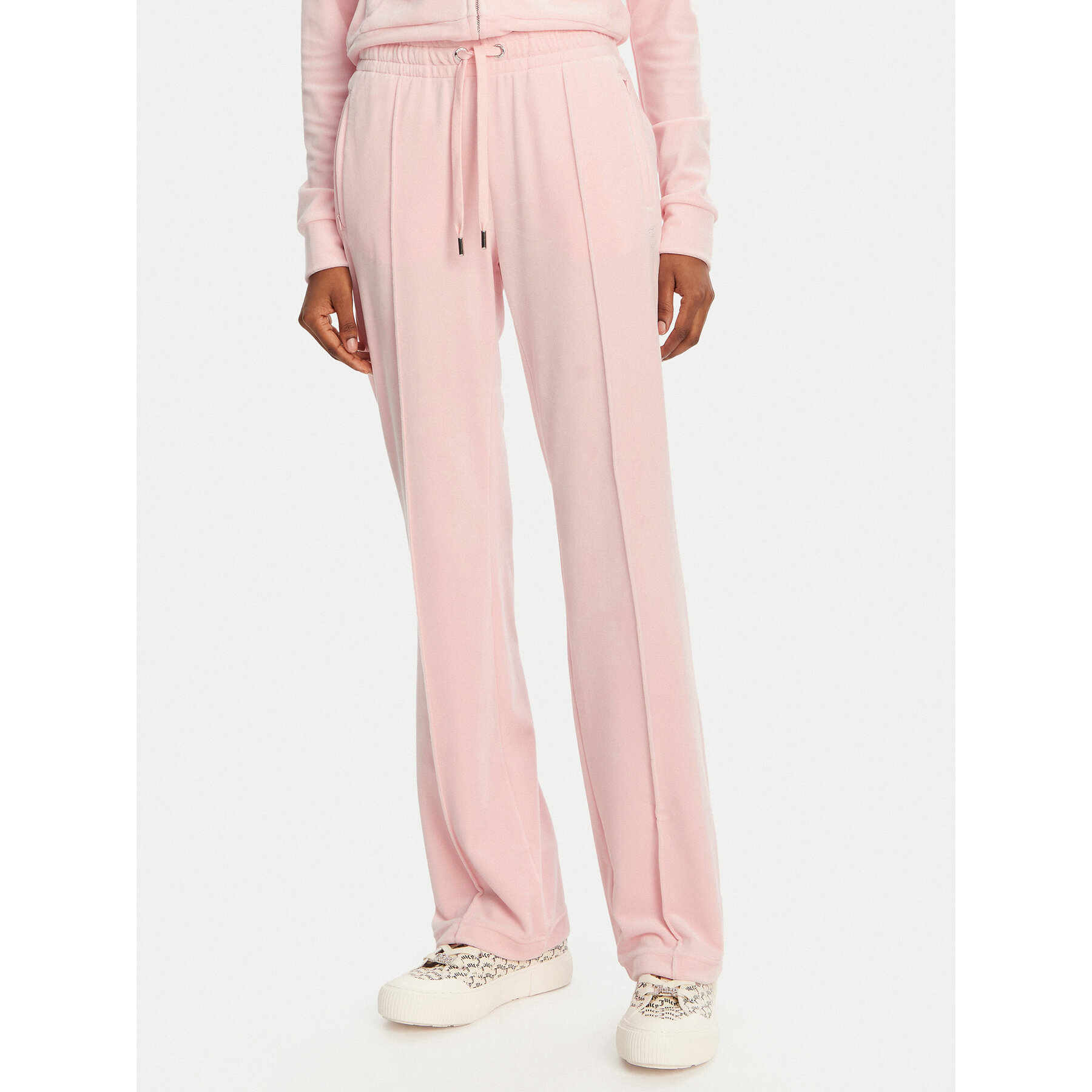 Juicy Couture Donji dio trenerke Tina JCAPW045 Ružičasta Regular Fit