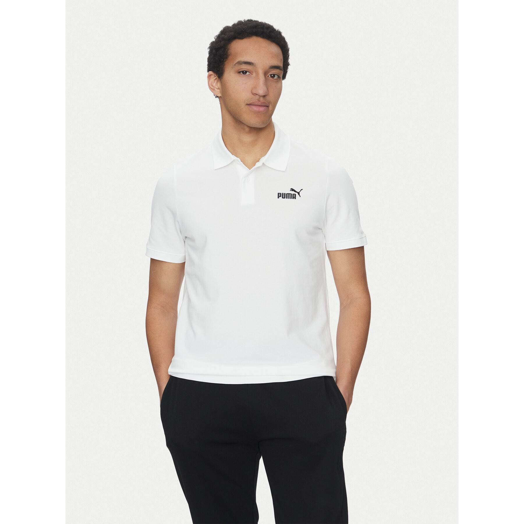 Puma Puma Polo Essentials 682552 Λευκό Regular Fit