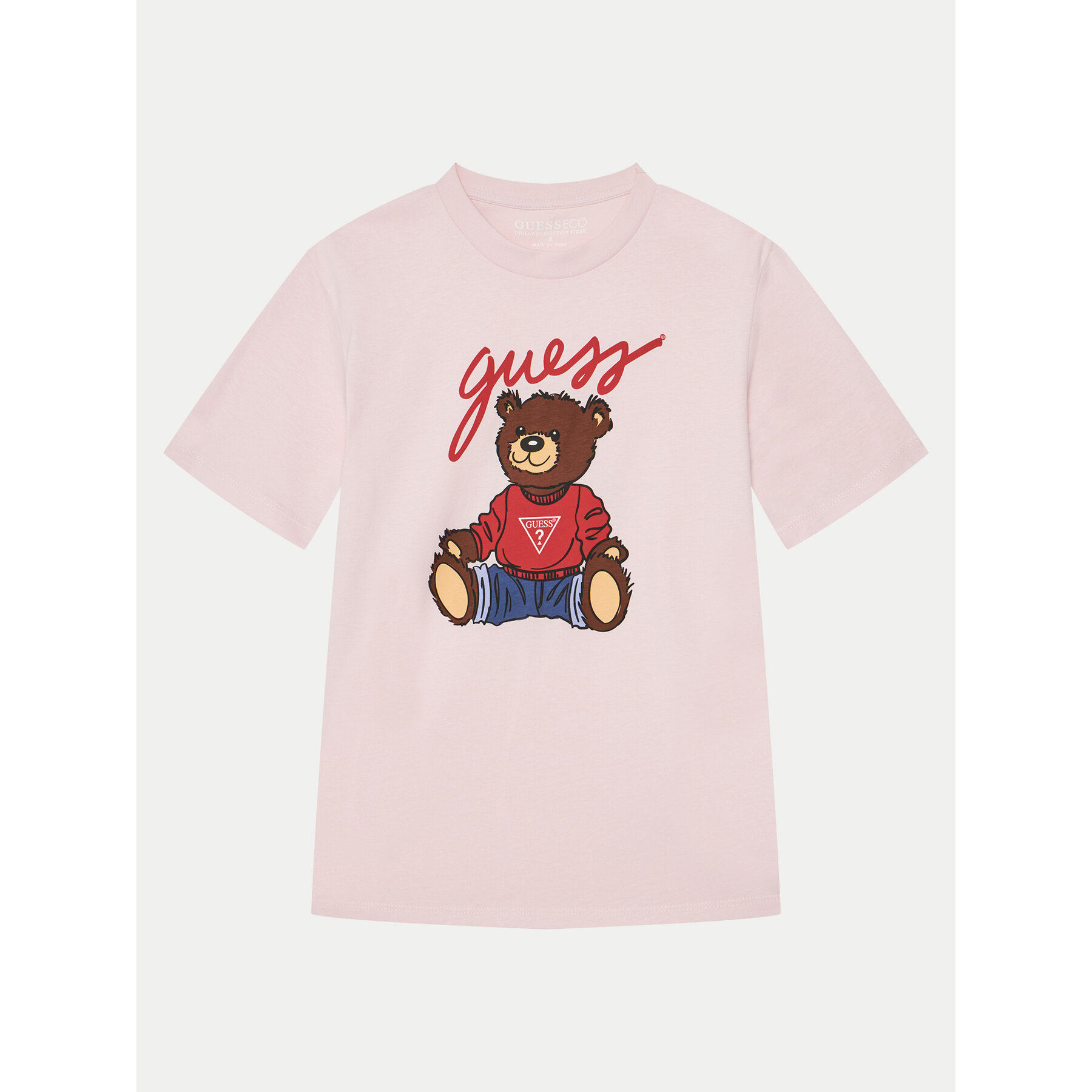 Guess Marškinėliai H4BJ06 I3Z14 Rožinė Regular Fit