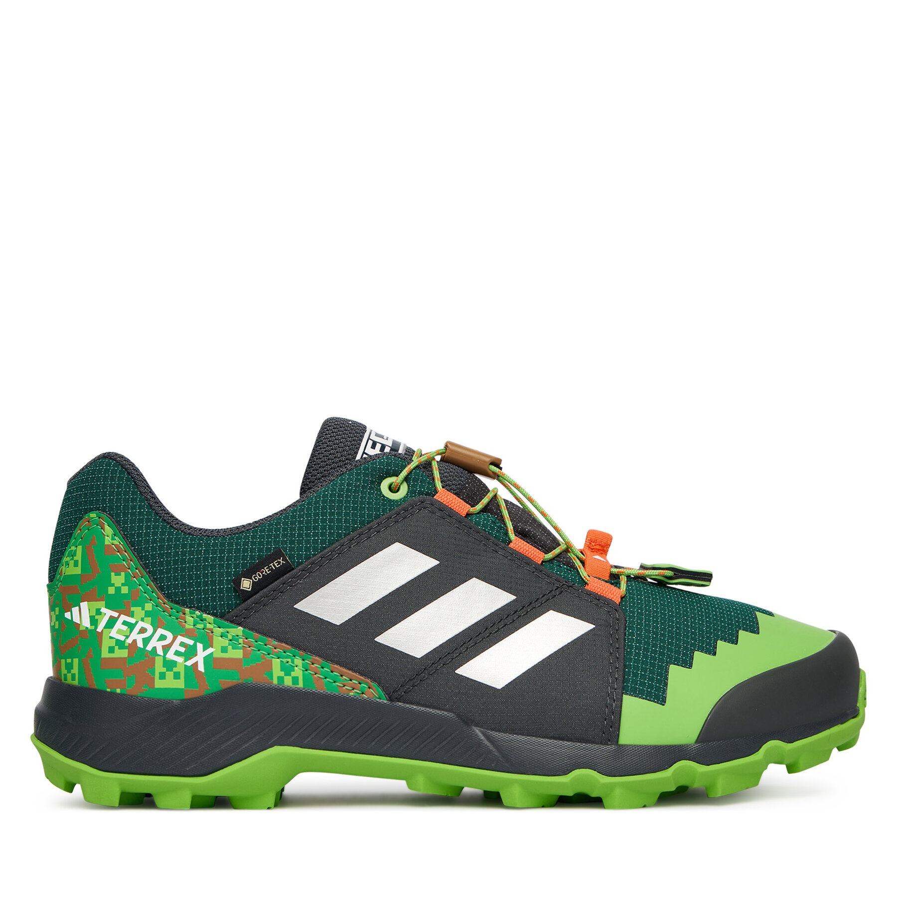 Παπούτσια πεζοπορίας adidas Minecraft Terrex Gore-Tex Hiking JR1314 Πράσινο