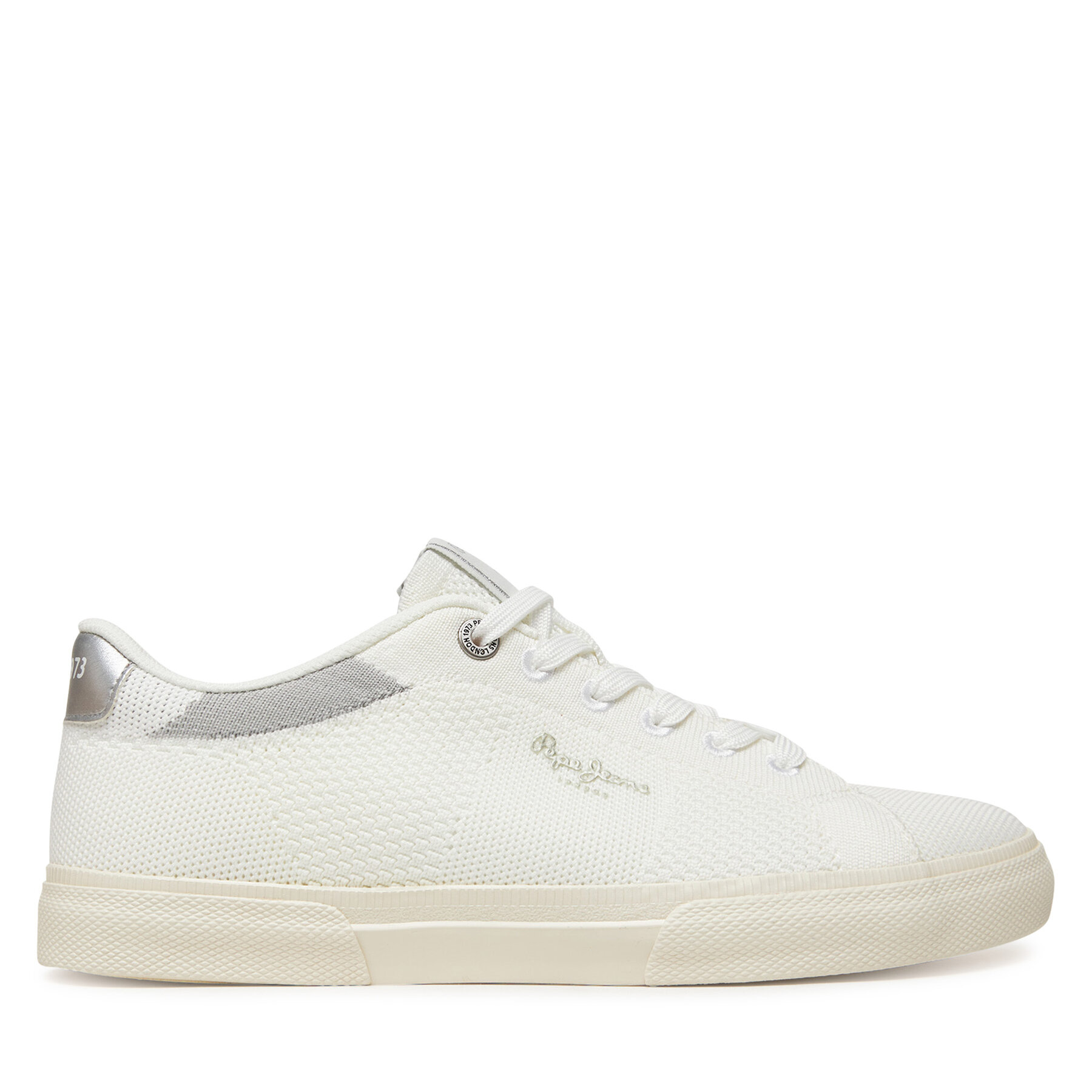Sneakersy Pepe Jeans Kenton Knit PLS31601 Biela