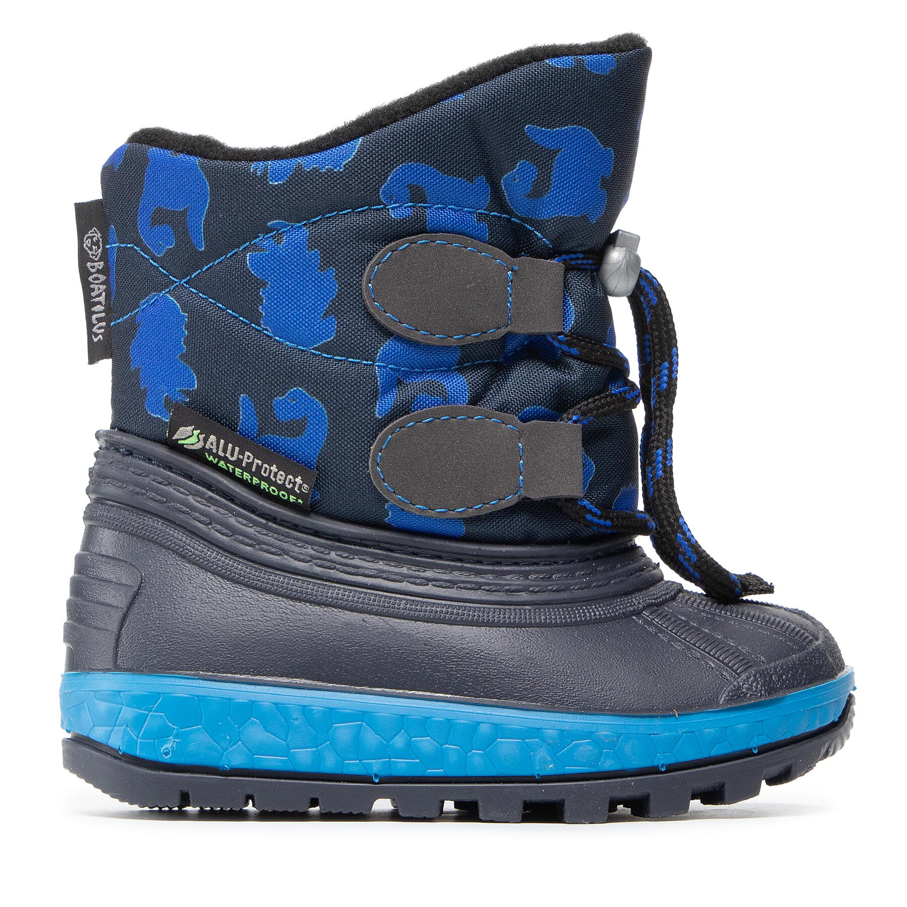 Boatilus Μπότες Χιονιού Boatilus Kd Joggy Sport Lace NJ09 VAR.17ZT Σκούρο μπλε