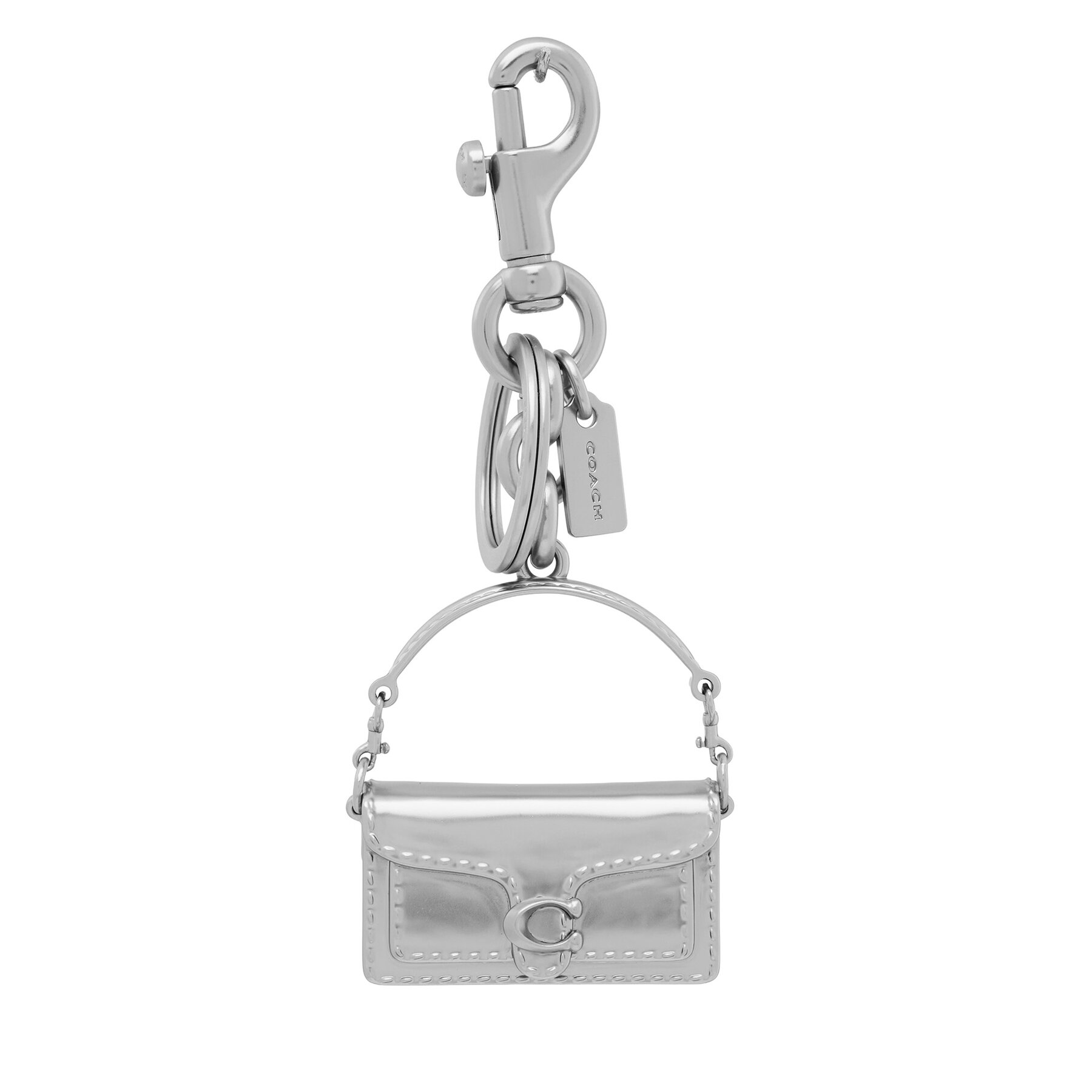 Obesek Coach Bag Charm CS246 Srebrna