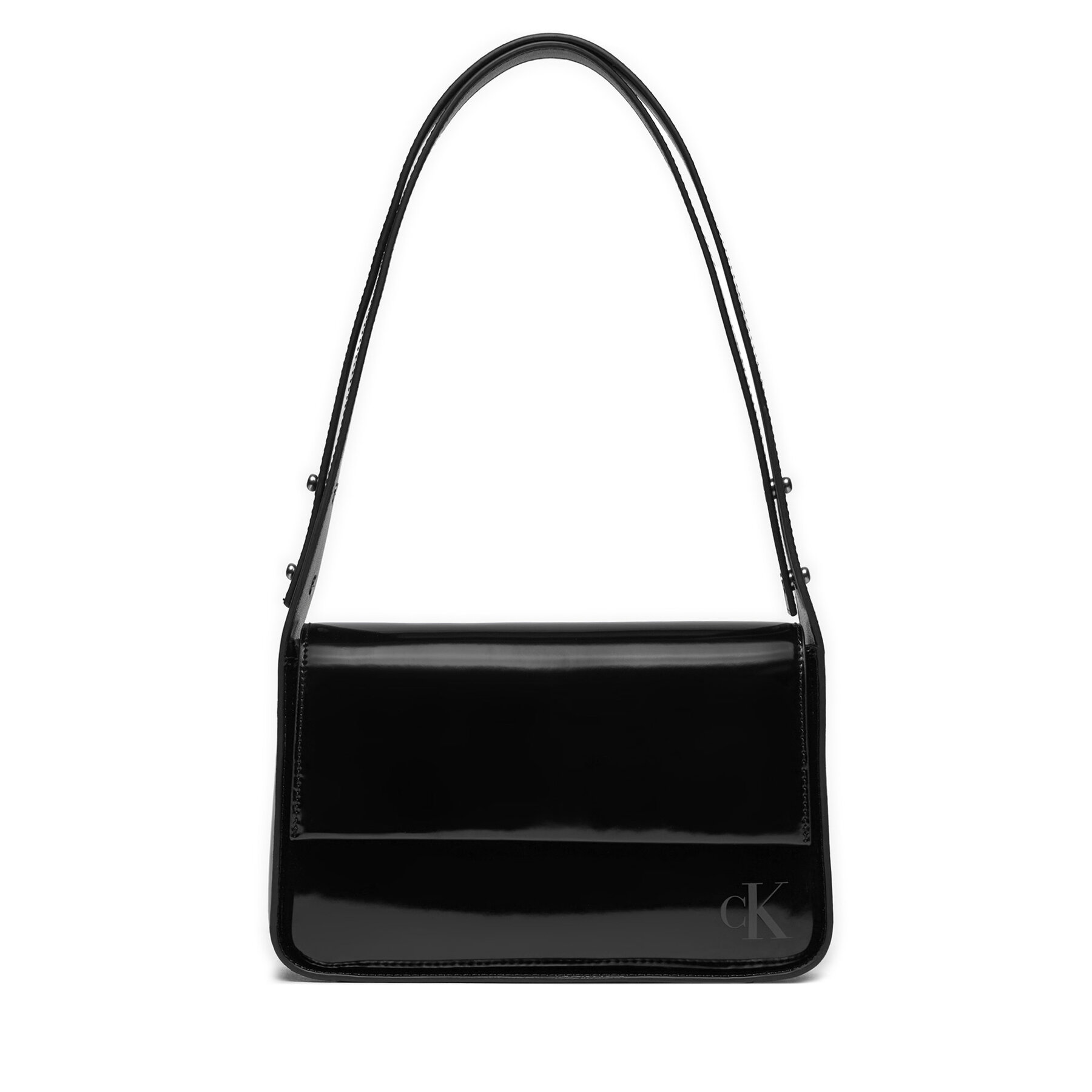 Geantă Calvin Klein Block Ew Flap Shoulderbag25 S K60K611833 Negru