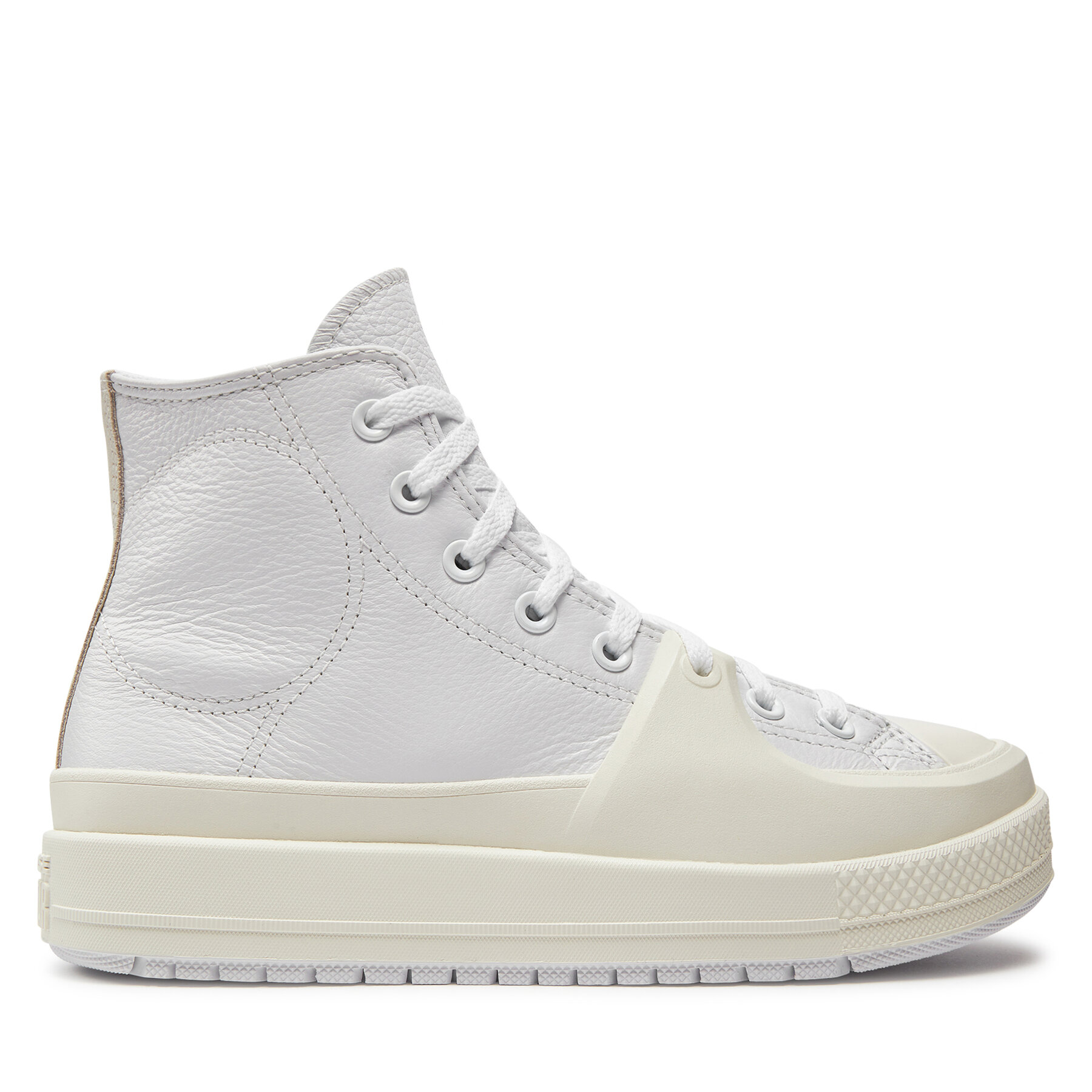 Unisex Scarpe da ginnastica Converse, Taglia 40, Bianco, Chuck Taylor All Star Construct Leather A02116C, taglia : 40