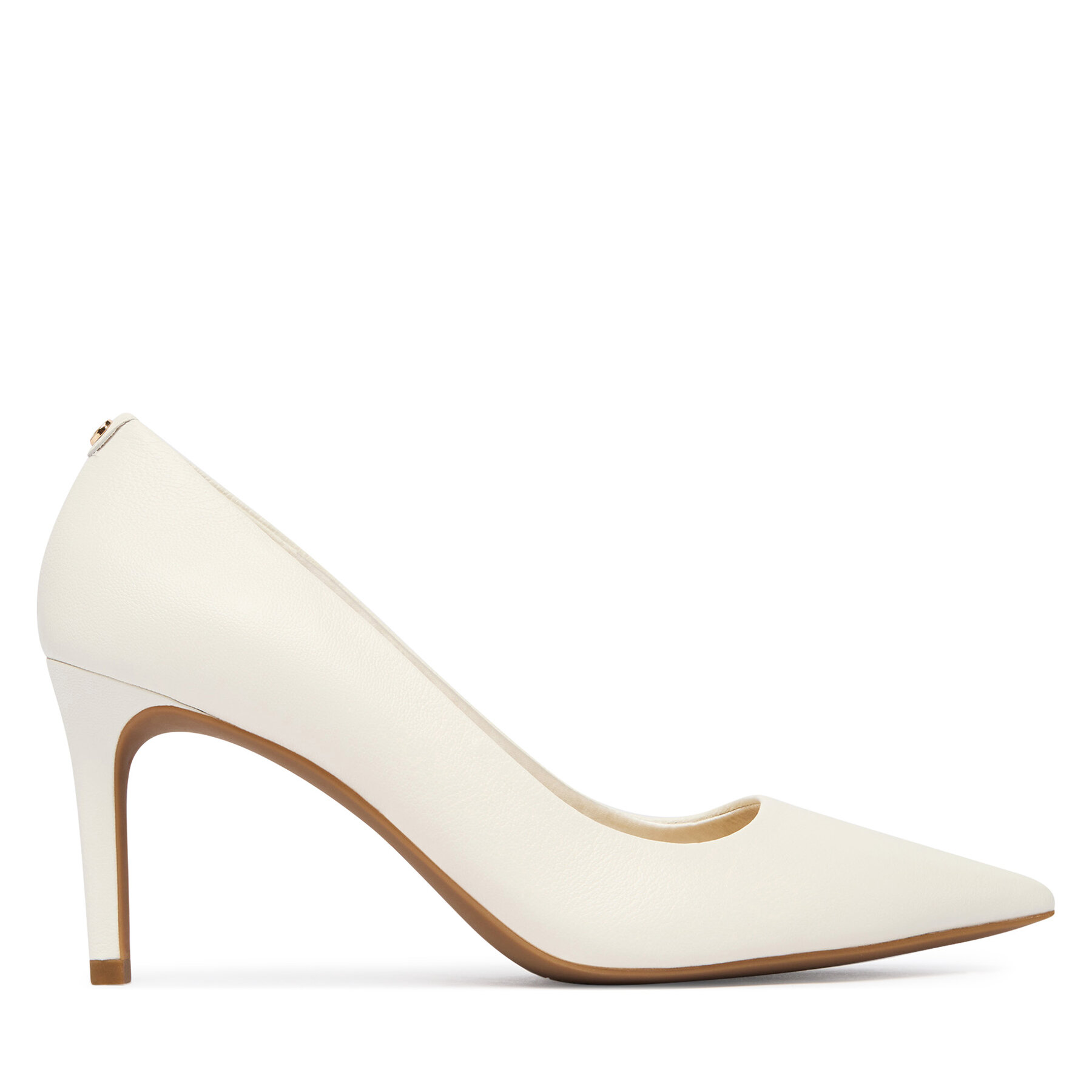 Pantofi cu toc subțire MICHAEL Michael Kors Alina 40T6HNMP1L Alb