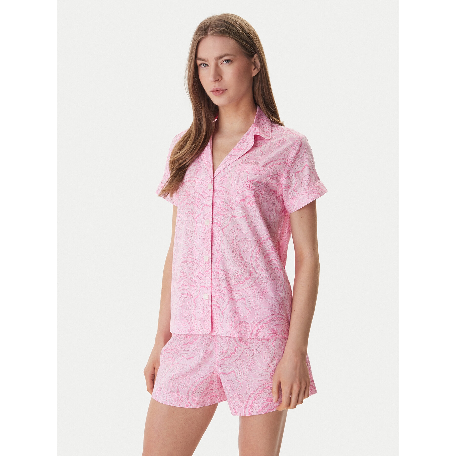 LAUREN RALPH LAUREN Pizsama ILN12499 Rózsaszín Regular Fit