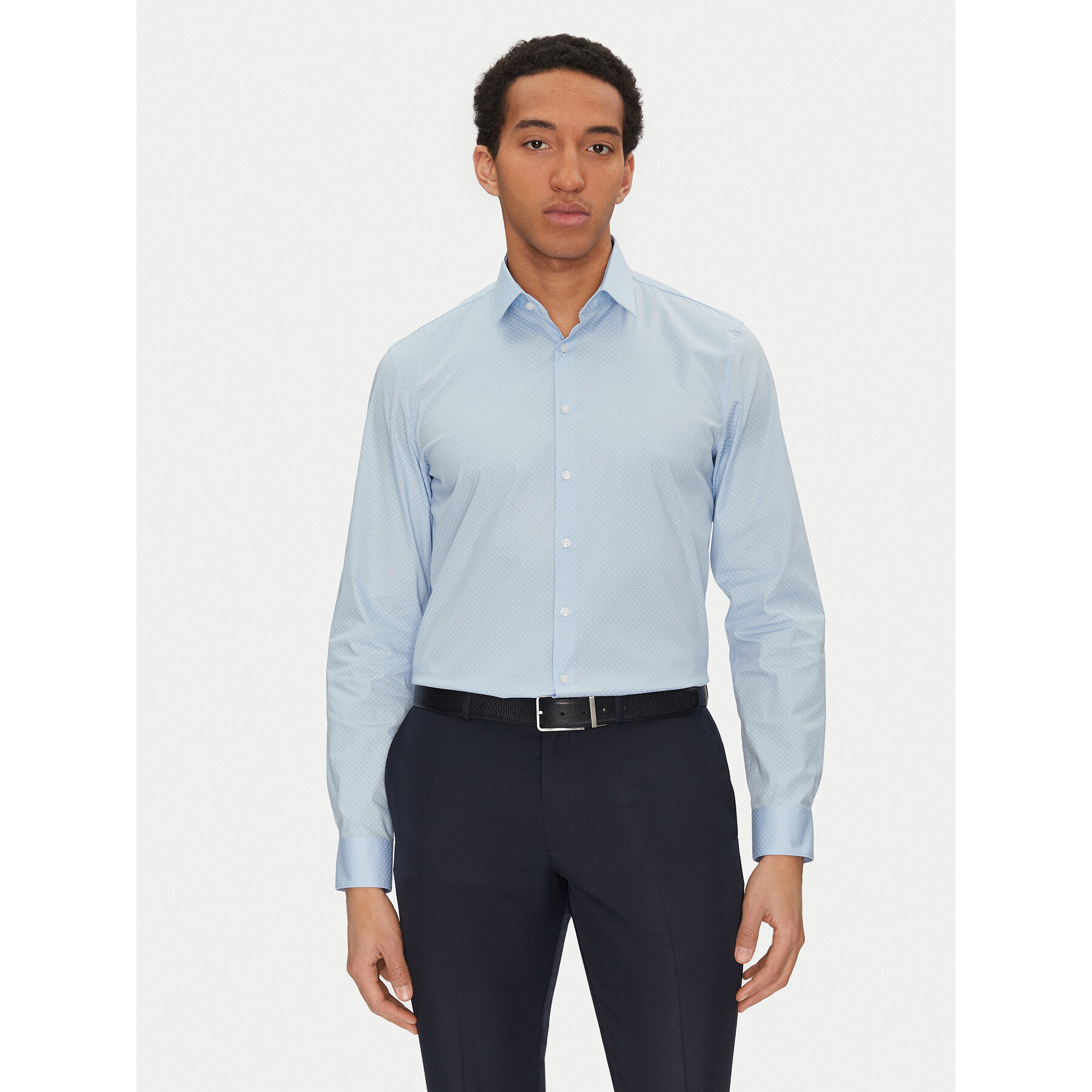 Calvin Klein Hemd K10K114299 Himmelblau Slim Fit