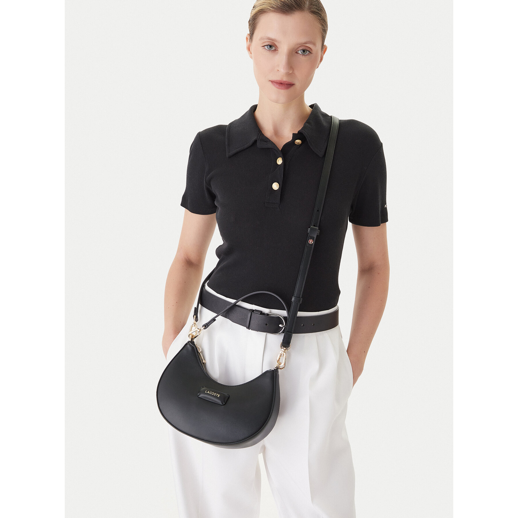 Τσάντα Lacoste NF5154AU Μαύρο