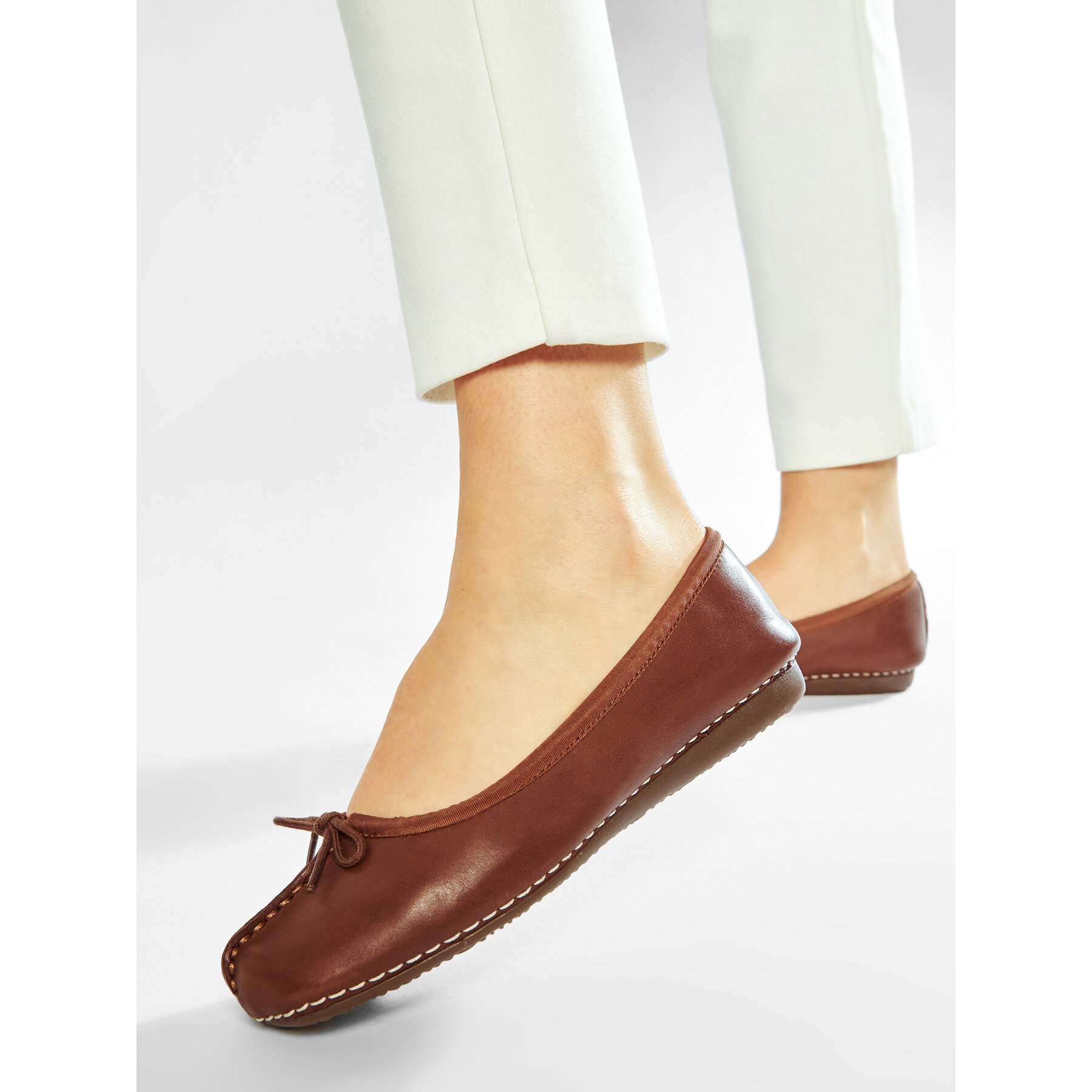 Baleríny Clarks Freckle Ice 203529304 Hnedá