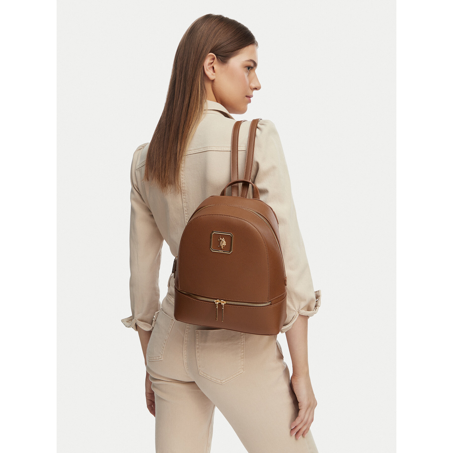 Hátizsák U.S. Polo Assn. BEUXT8790WVP Barna