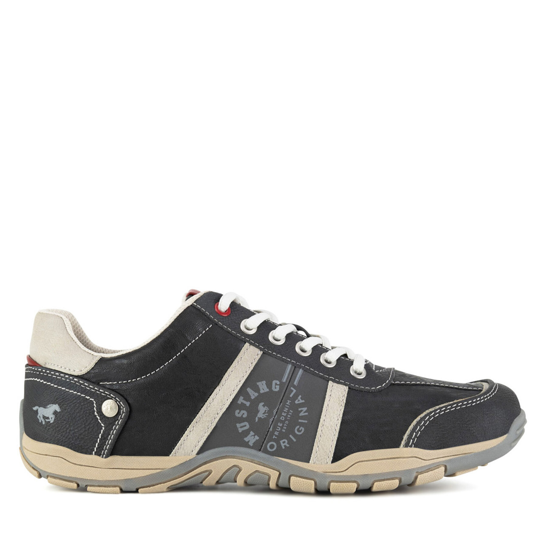 Męskie Sneakersy Mustang, Rozmiar 41 Szary 4027-313-200