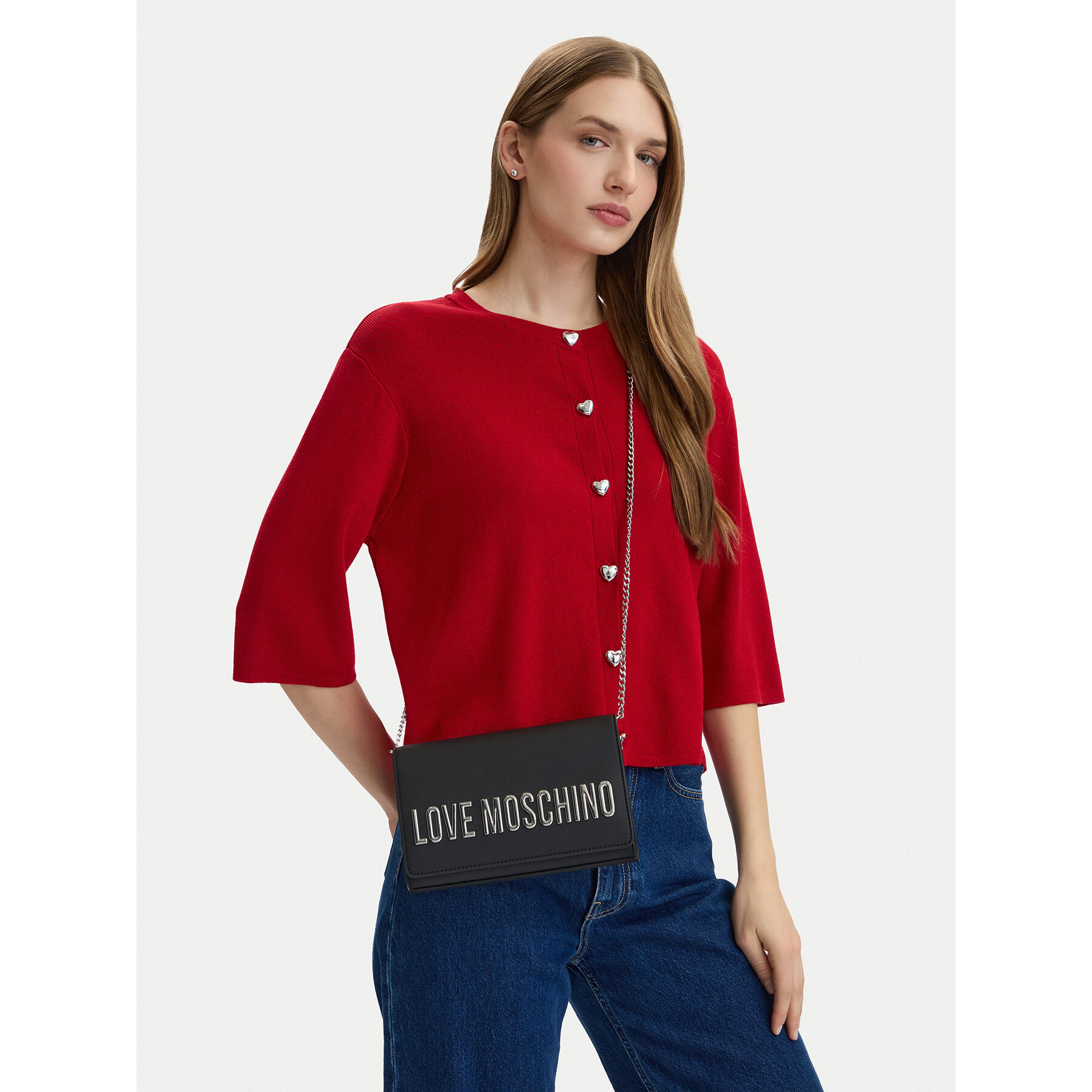 Τσάντα LOVE MOSCHINO JC4103PP0OKD000B Μαύρο