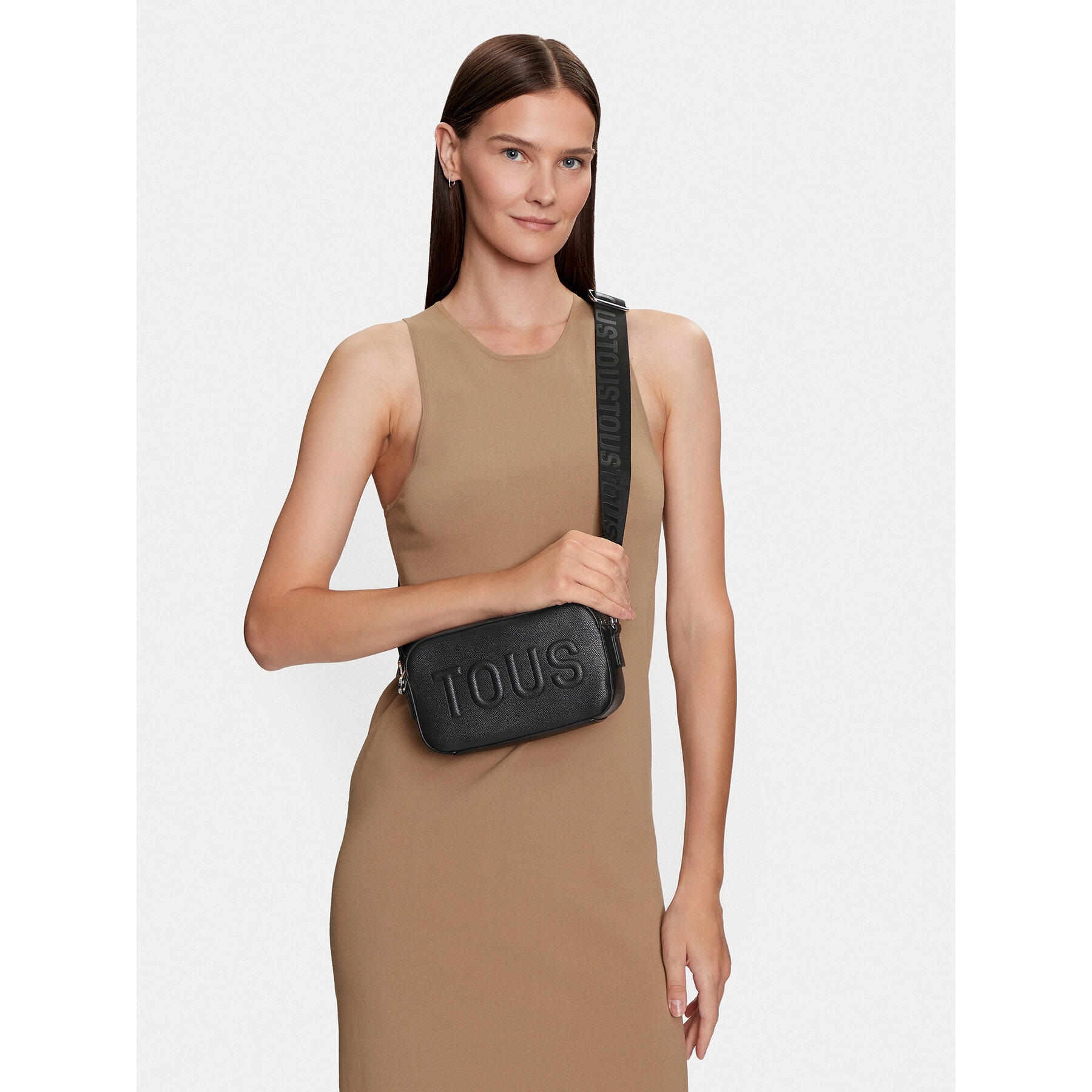 Geantă TOUS Bandolera Reporter T La Rue New 2001935351 Negru