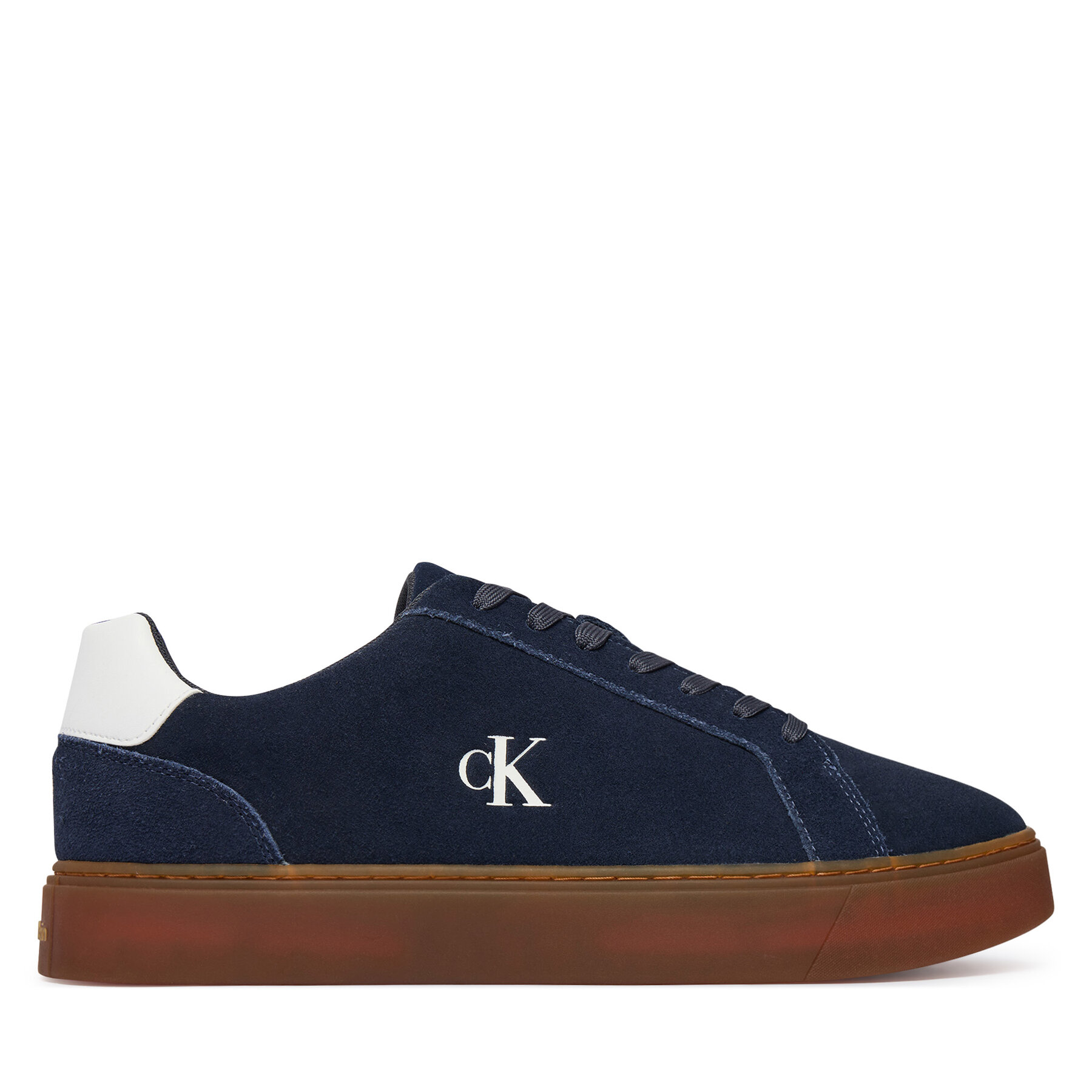 Sneakersy Calvin Klein Classic Cupsole Laceup Su YM0YM01434 Tmavomodrá