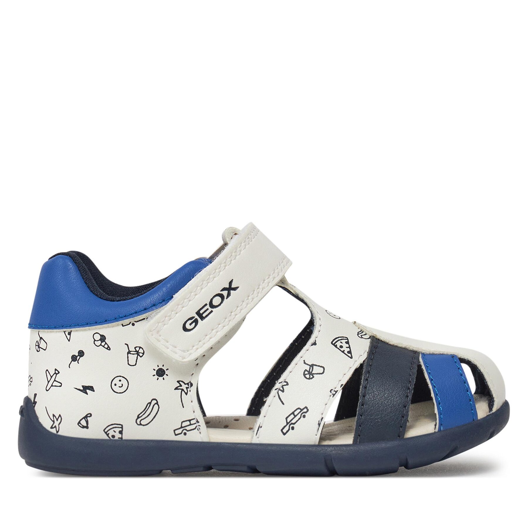 Chlapec Sandále Geox, Rozmer: 18, Biela, B Elthan Boy B451PC 000BC C0293