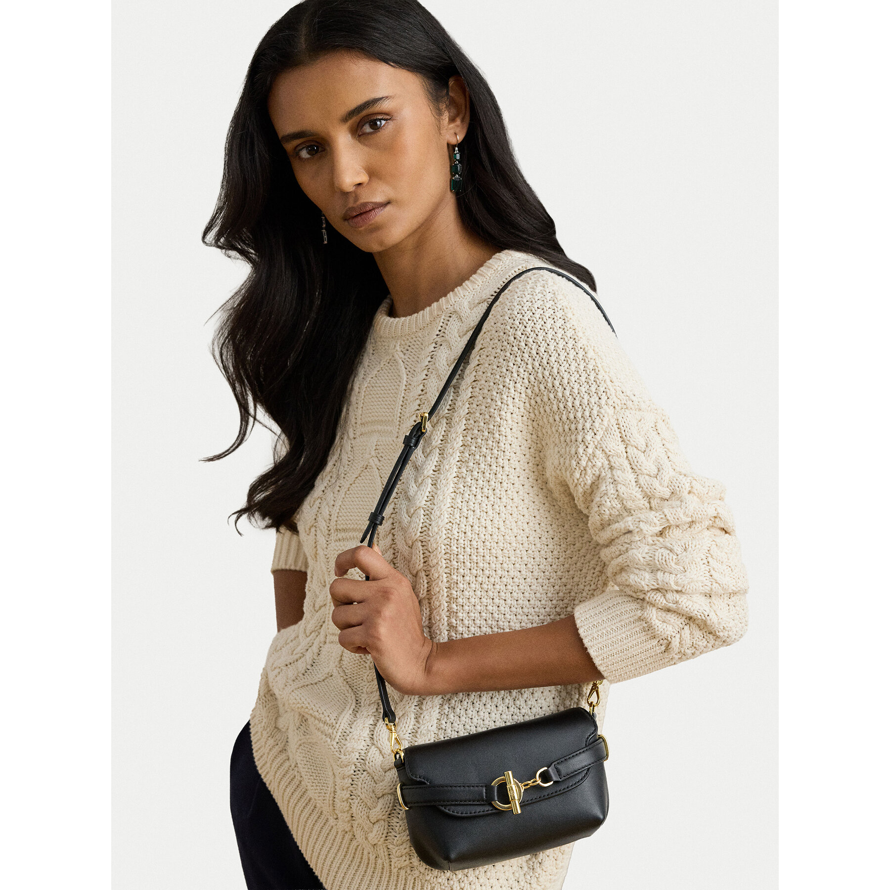 Τσάντα LAUREN RALPH LAUREN 431P04297001 Μαύρο