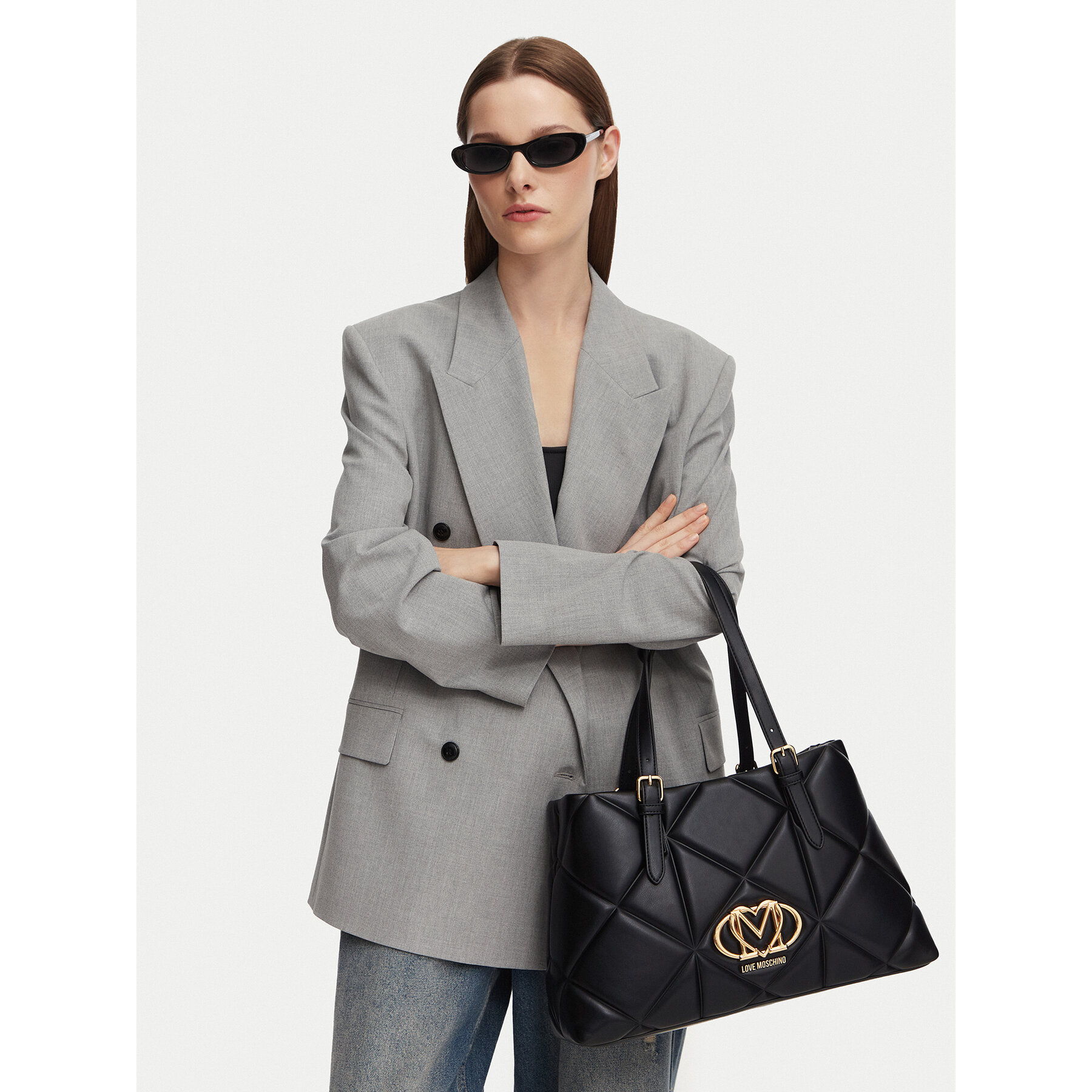Kabelka LOVE MOSCHINO JC4033PP1PLC0000 Čierna