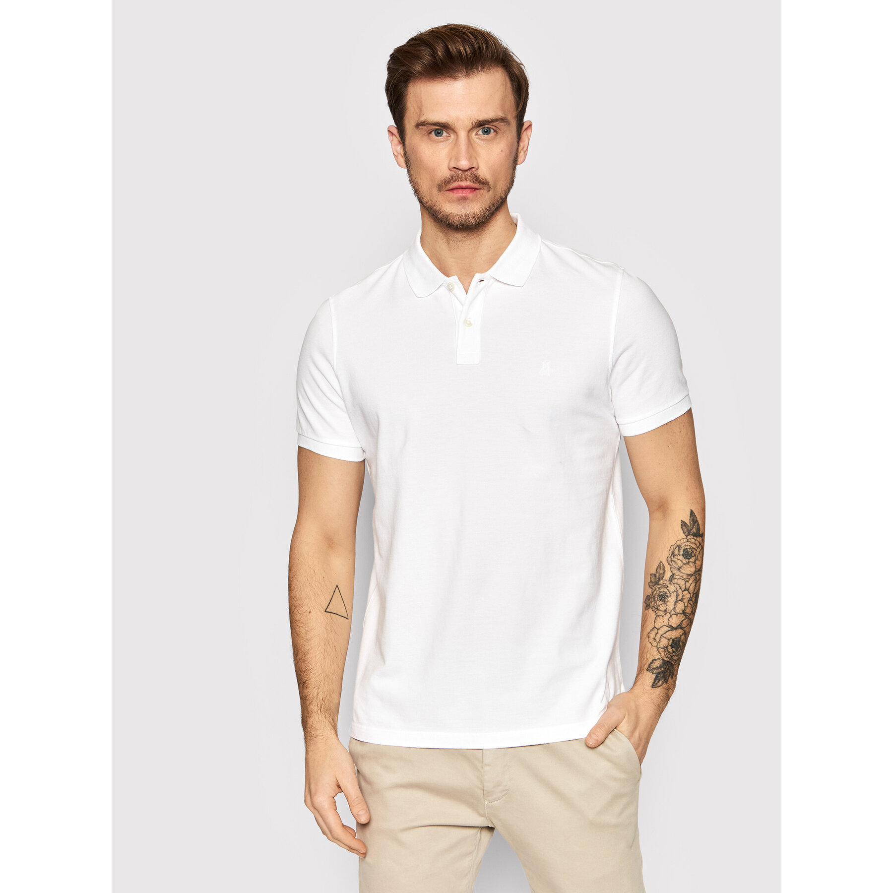 Marc O'Polo Polo majica B21 2266 53000 Bela Regular Fit