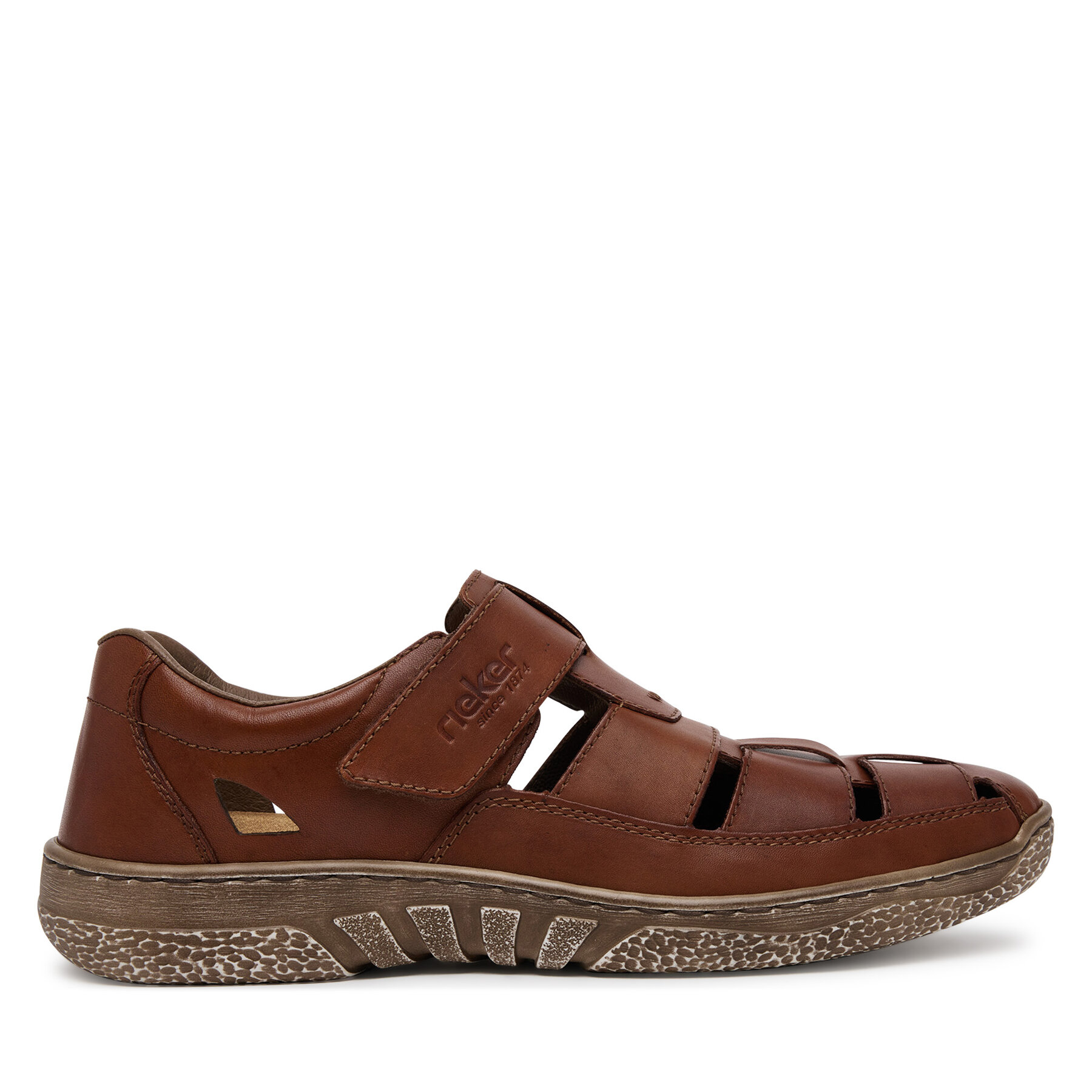 Uomo Sandali Rieker, Taglia 40, Marrone, 03578-24, taglia : 40