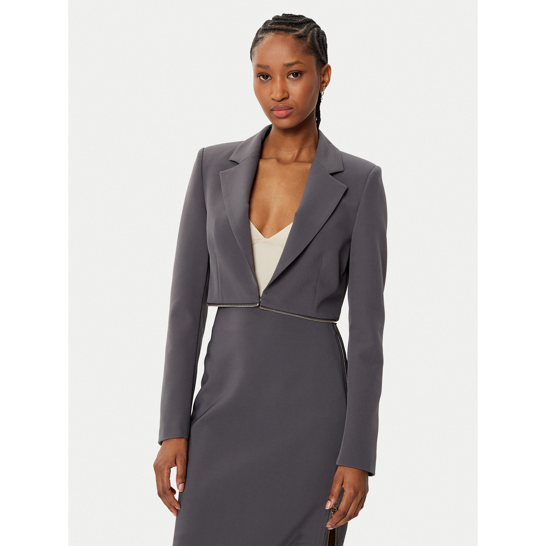 Rinascimento Sakko CFC0121908003 Grau Regular Fit
