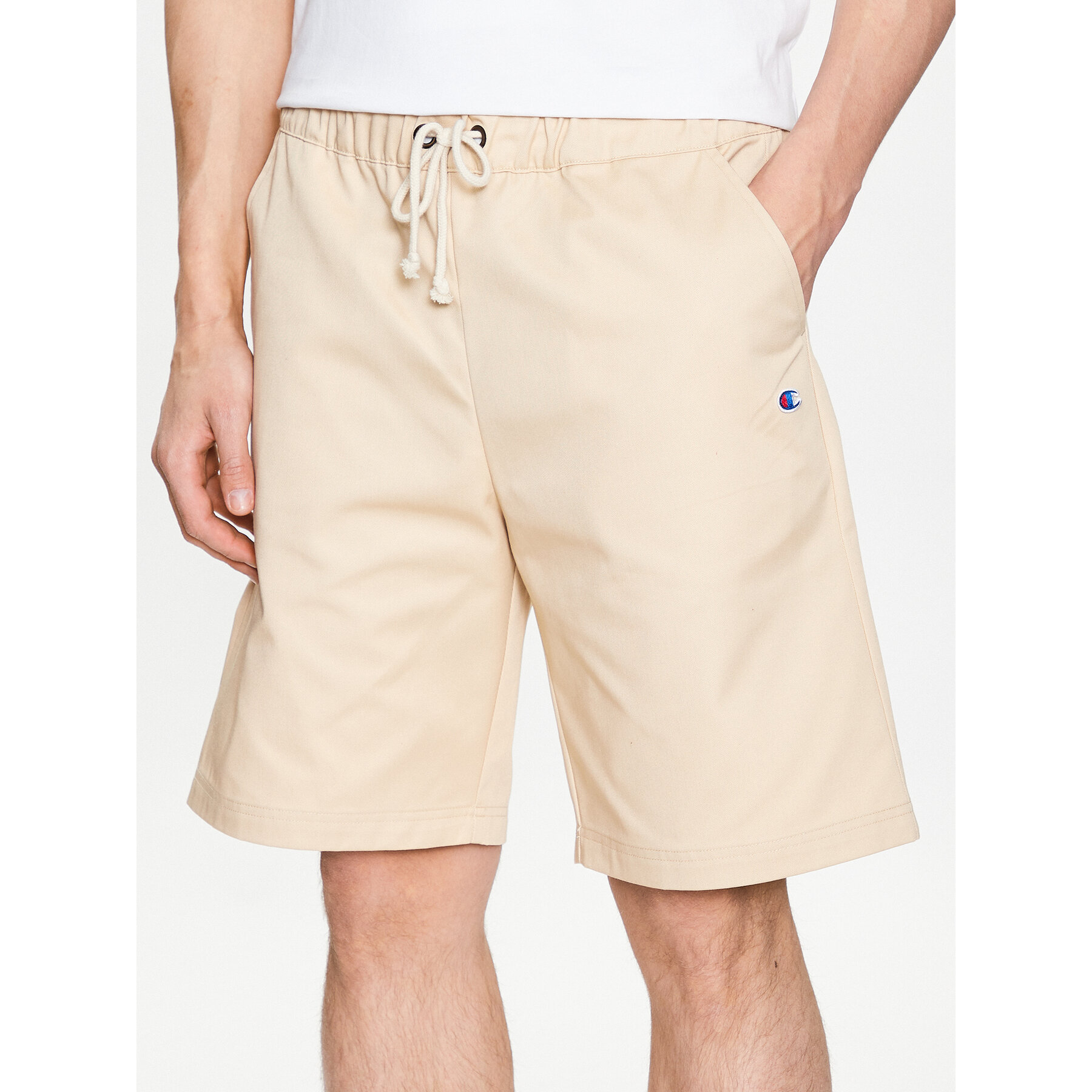Champion Stoffshorts 217239 Beige Relaxed Fit