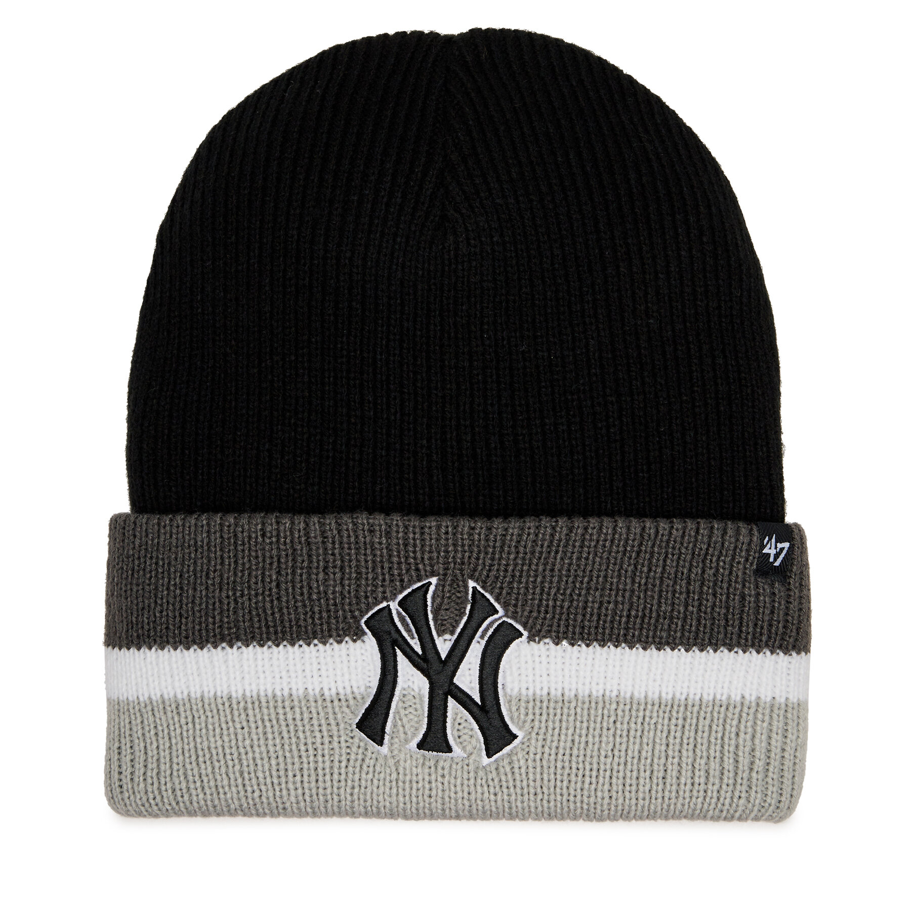 47 Brand Σκούφος 47 Brand MLB New York Yankees Split Cuff 47 B-SPLCC17ACE-BK Μαύρο