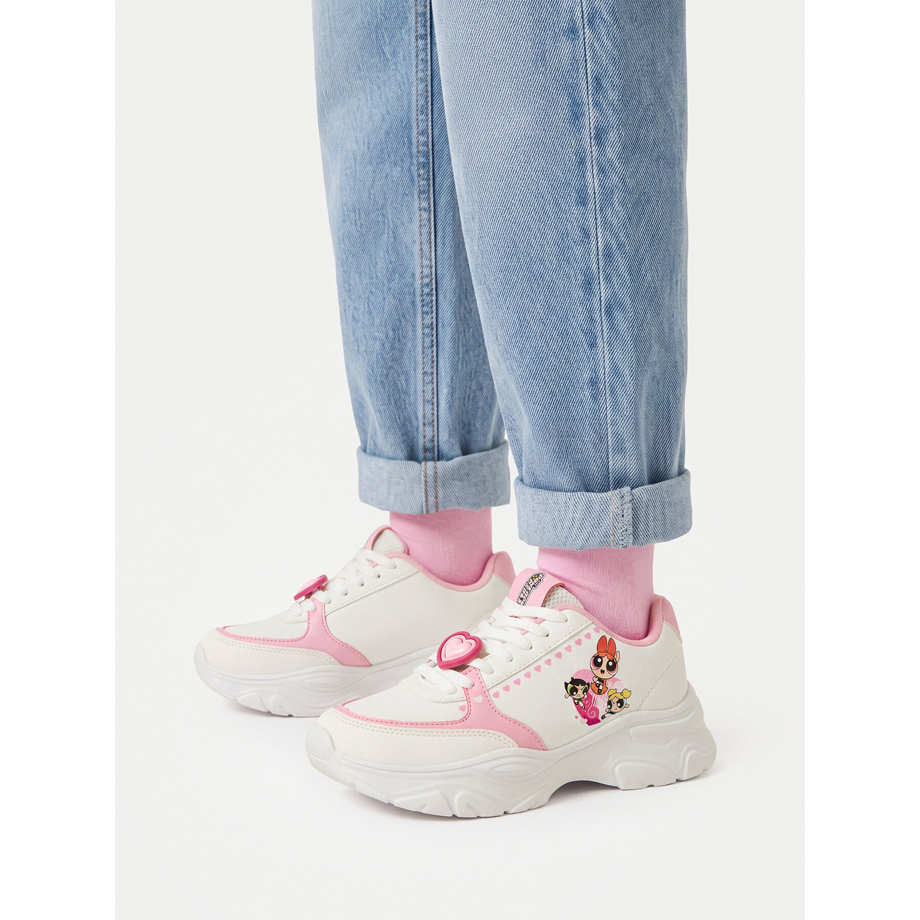 Sneakers Powerpuff Girls CEO-BIC-SS26-227WBPPG Alb