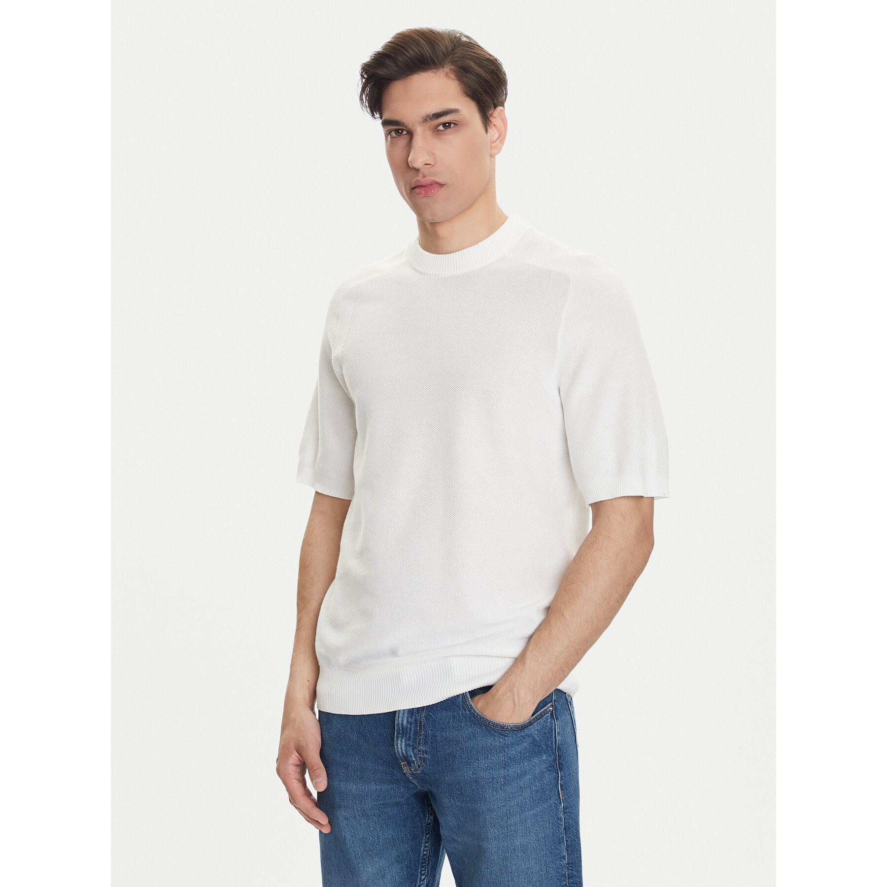 BOSS T-shirt Kencel 50545678 Bijela Regular Fit