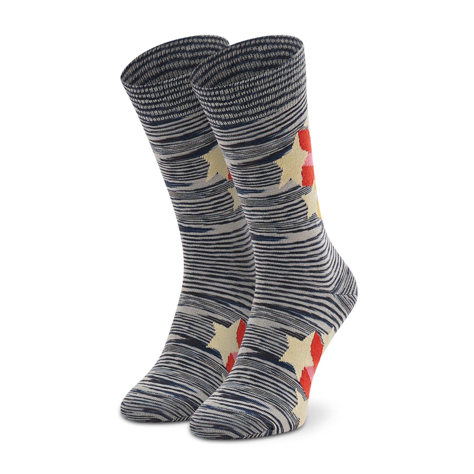 Șosete Înalte Unisex Happy Socks SHO01-9700 Gri epantofi-Accesorii-Textile-Șosete-Bărbați-Înalte imagine noua