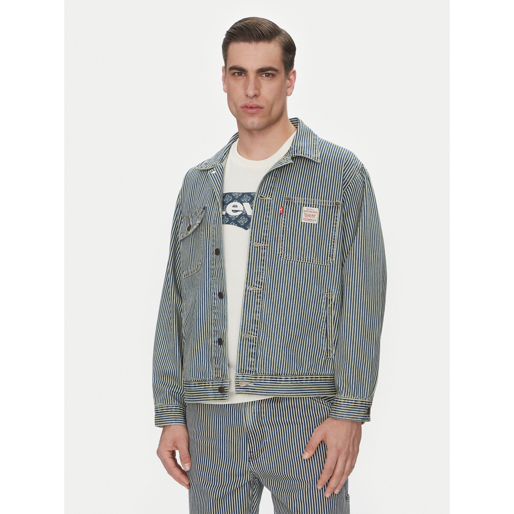 Levi's® Jeansjacke Sunrise A4820-0016 Dunkelblau Loose Fit