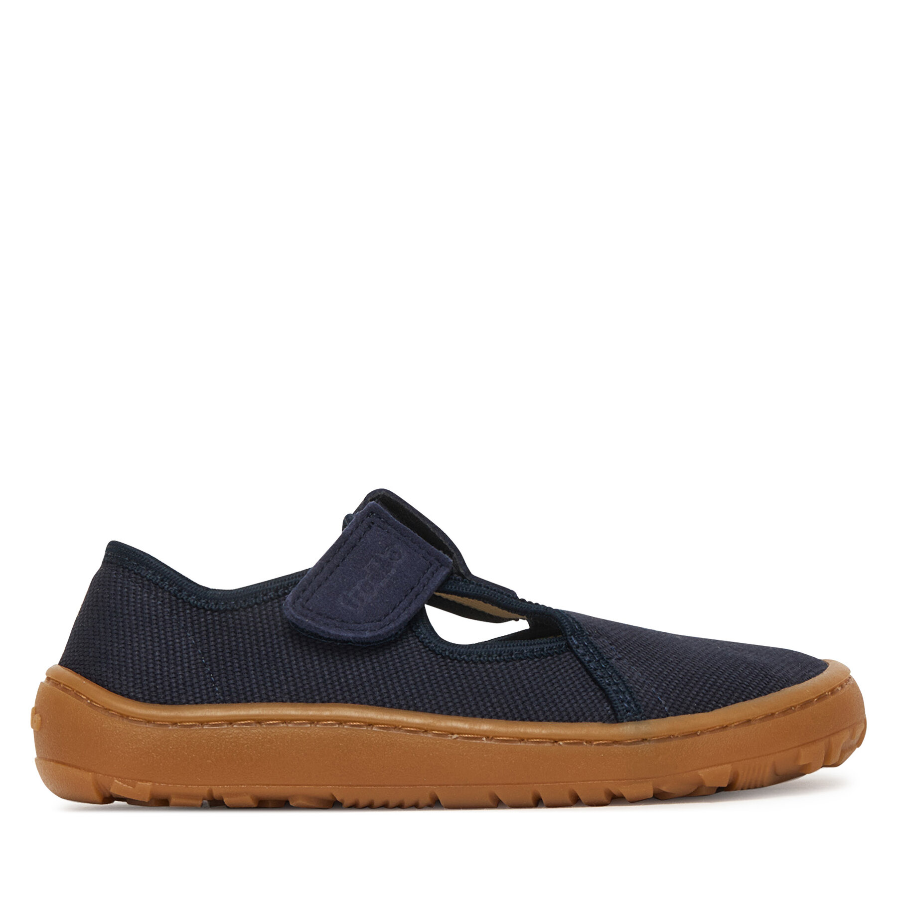 Papuče Froddo Barefoot Canvas T-Bar G1700439 S Tmavomodrá