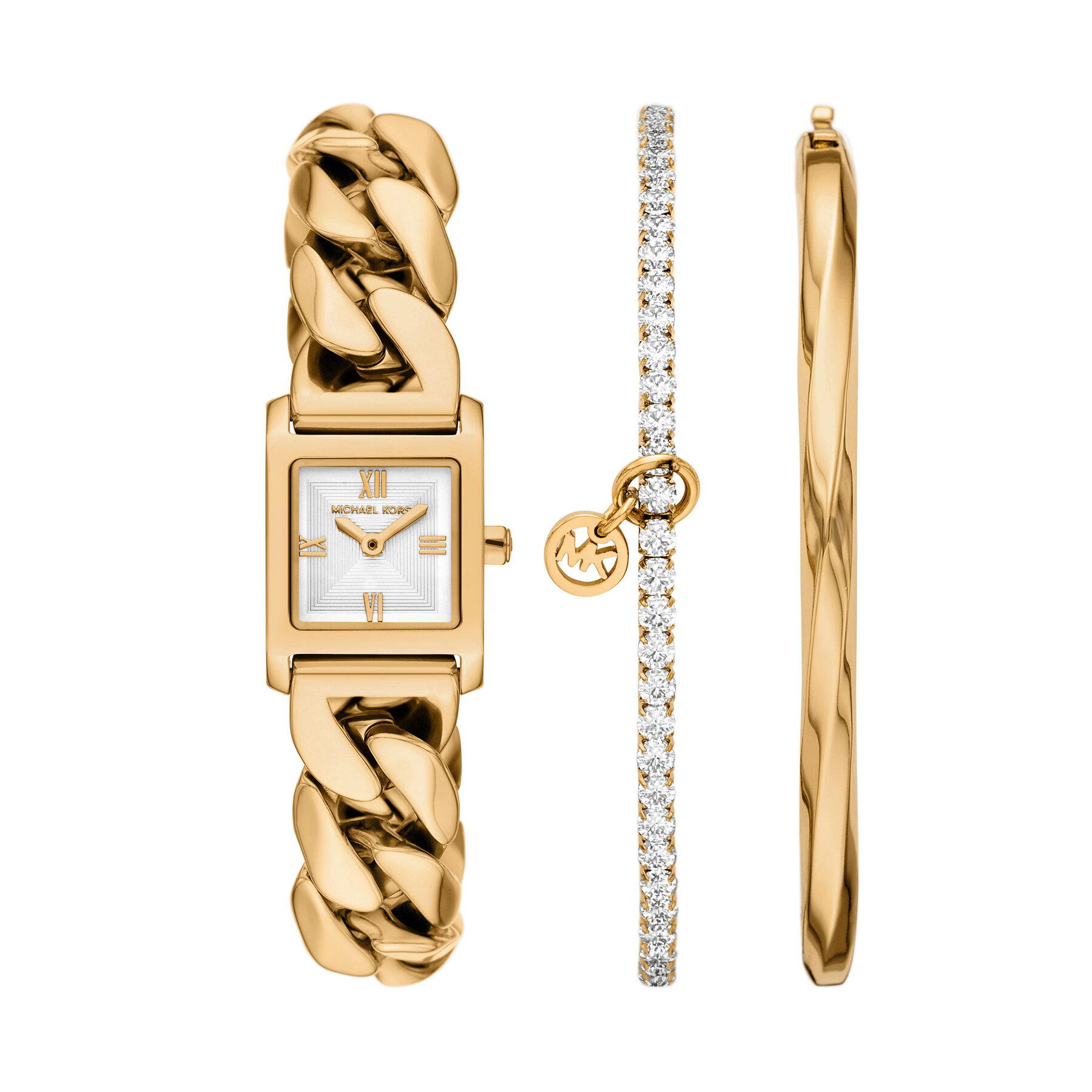 Комплект часовник и гривна Michael Kors Georgie Gift Set MK7655SET Златист