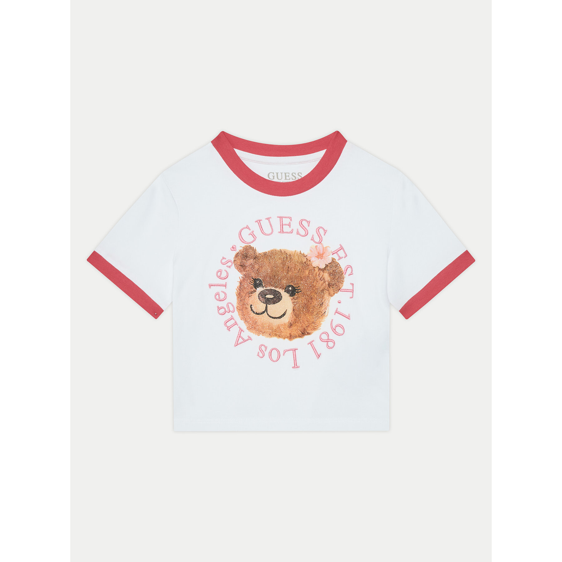 Guess T-Shirt J5RI41 K6YW4 Λευκό Regular Fit