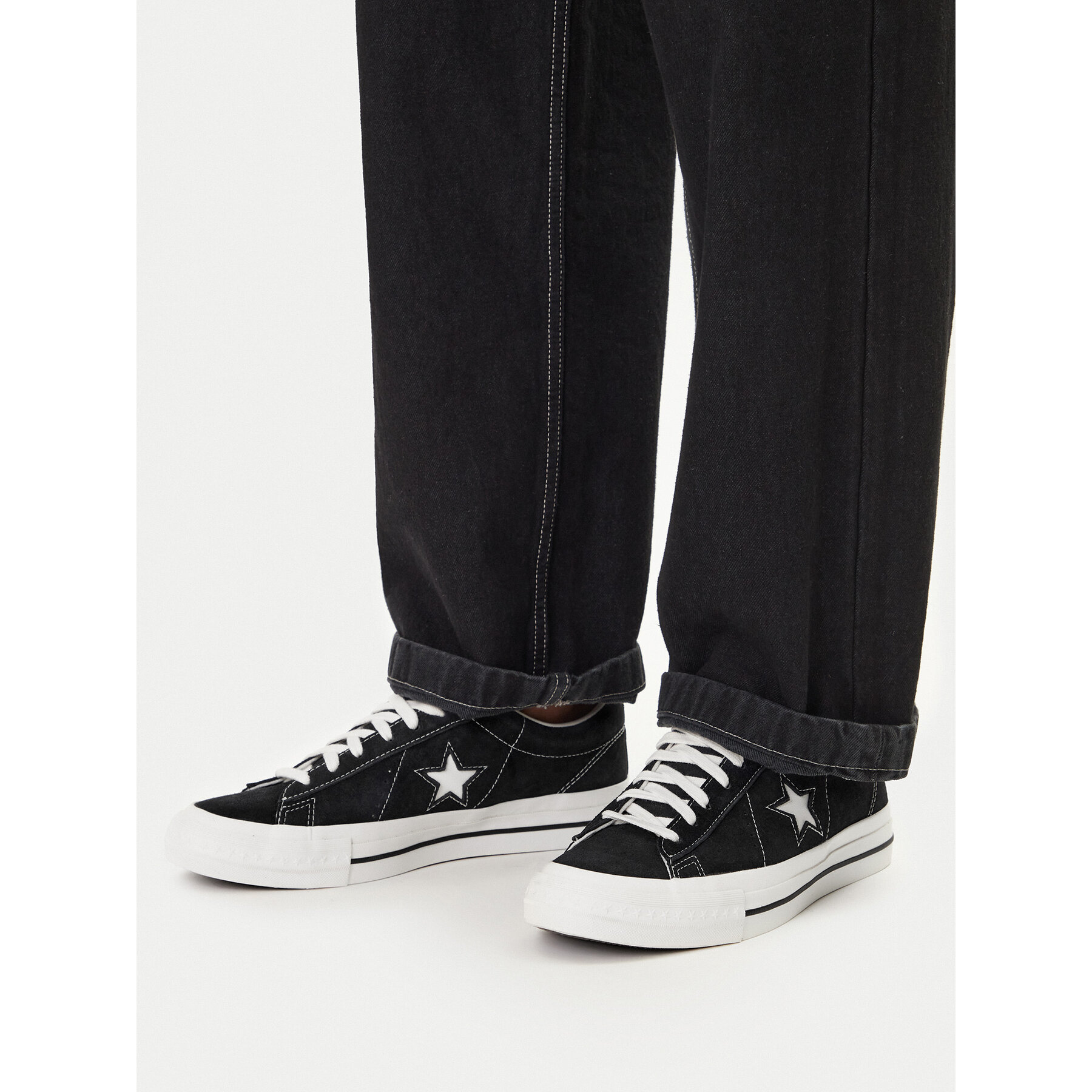 Tenis superge Converse One Star 95 A14711C Črna