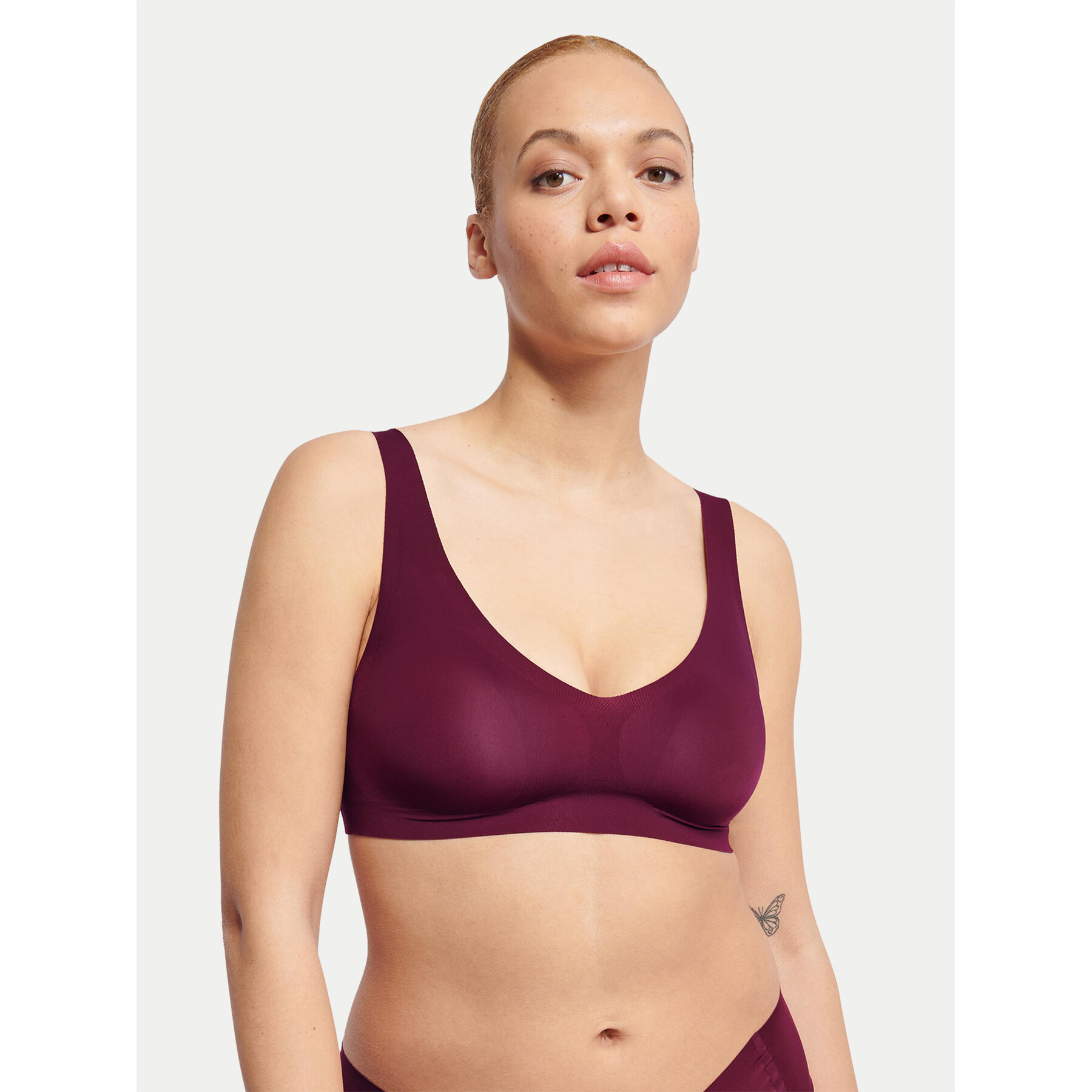 Sloggi Sloggi Σουτιέν χωρίς μπανέλα Zero Feel 10217728 Μωβ