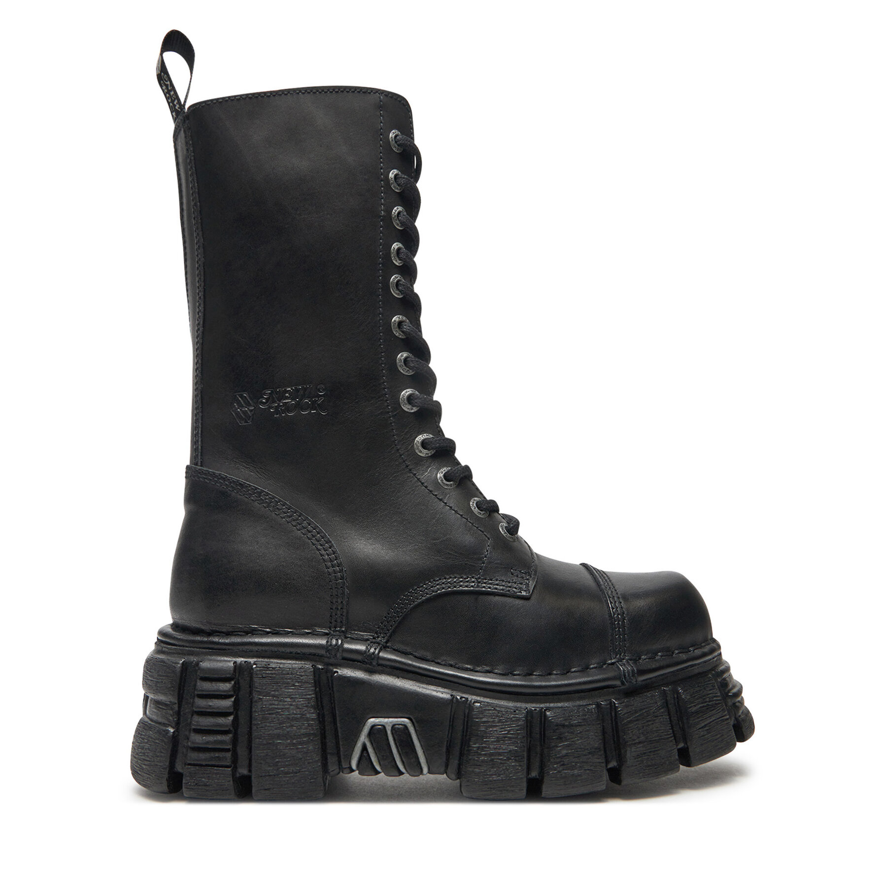 Chaussures Rangers NEW ROCK M-MILI211-C14 Noir