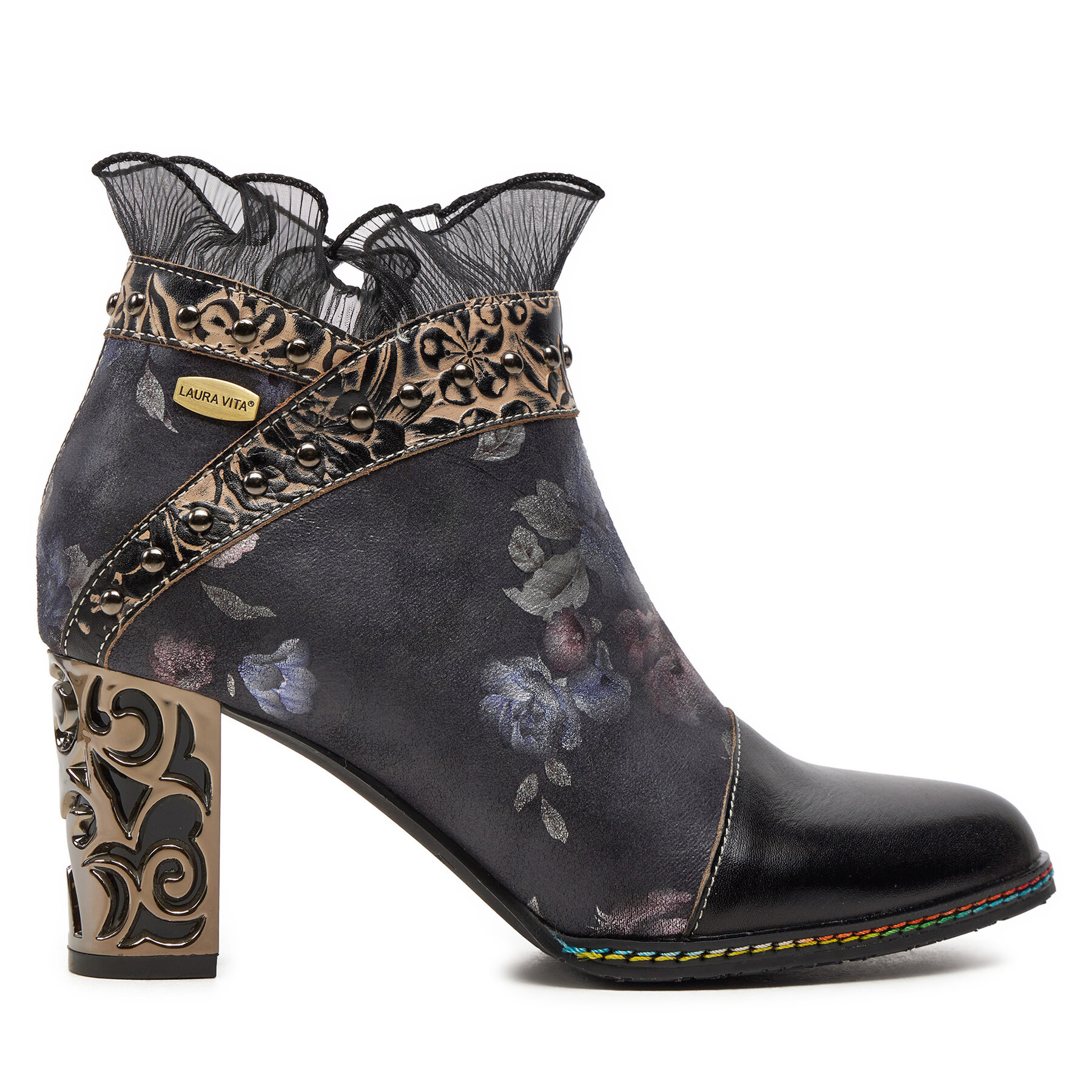Botines Laura Vita Ledao 11 Negro