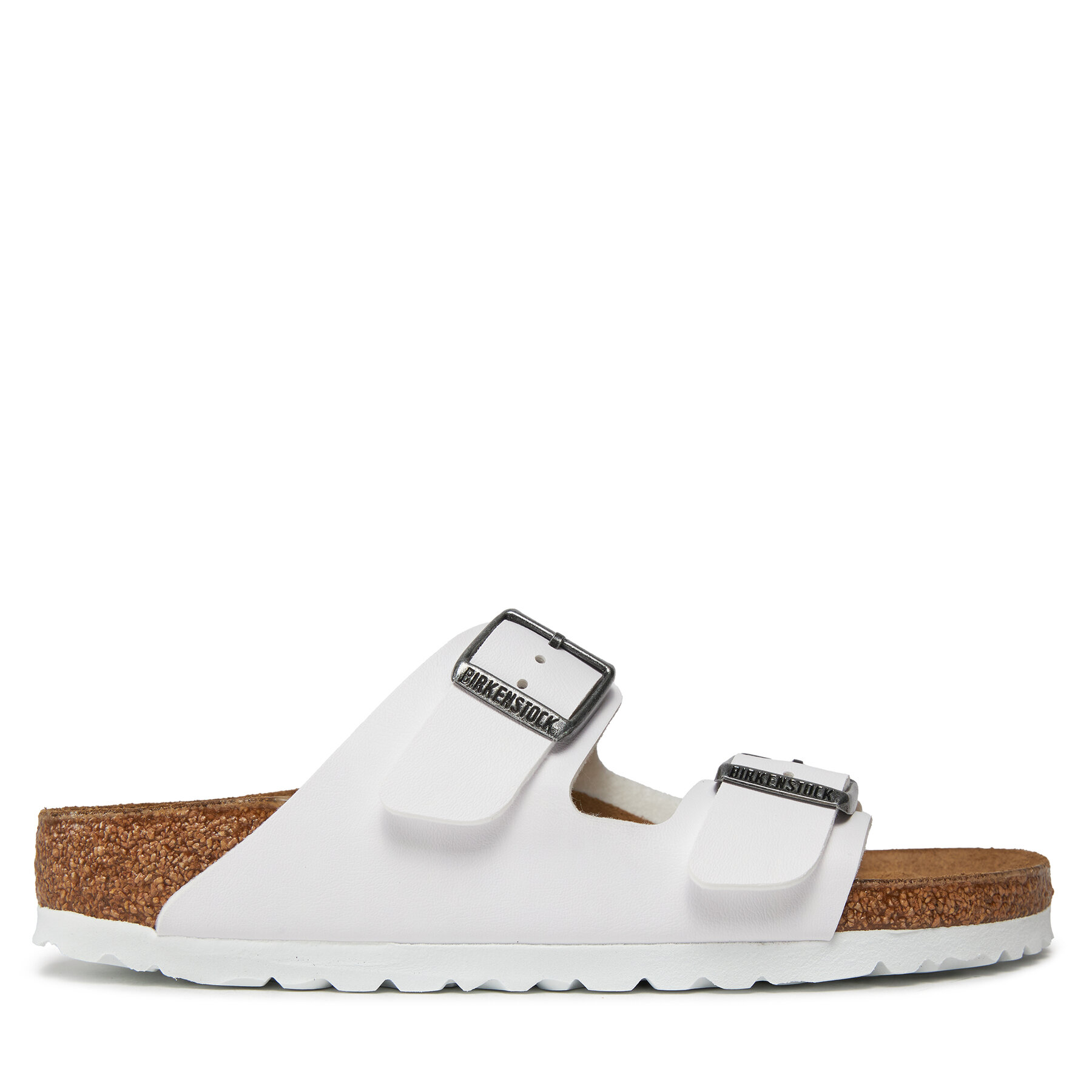 Şlapi Birkenstock Arizona Birko-Flor 552683 Alb