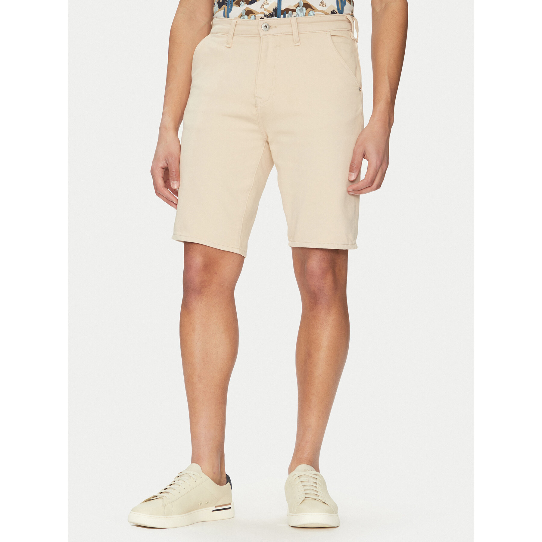 Blend Jeansshorts 20718139 Beige Regular Fit