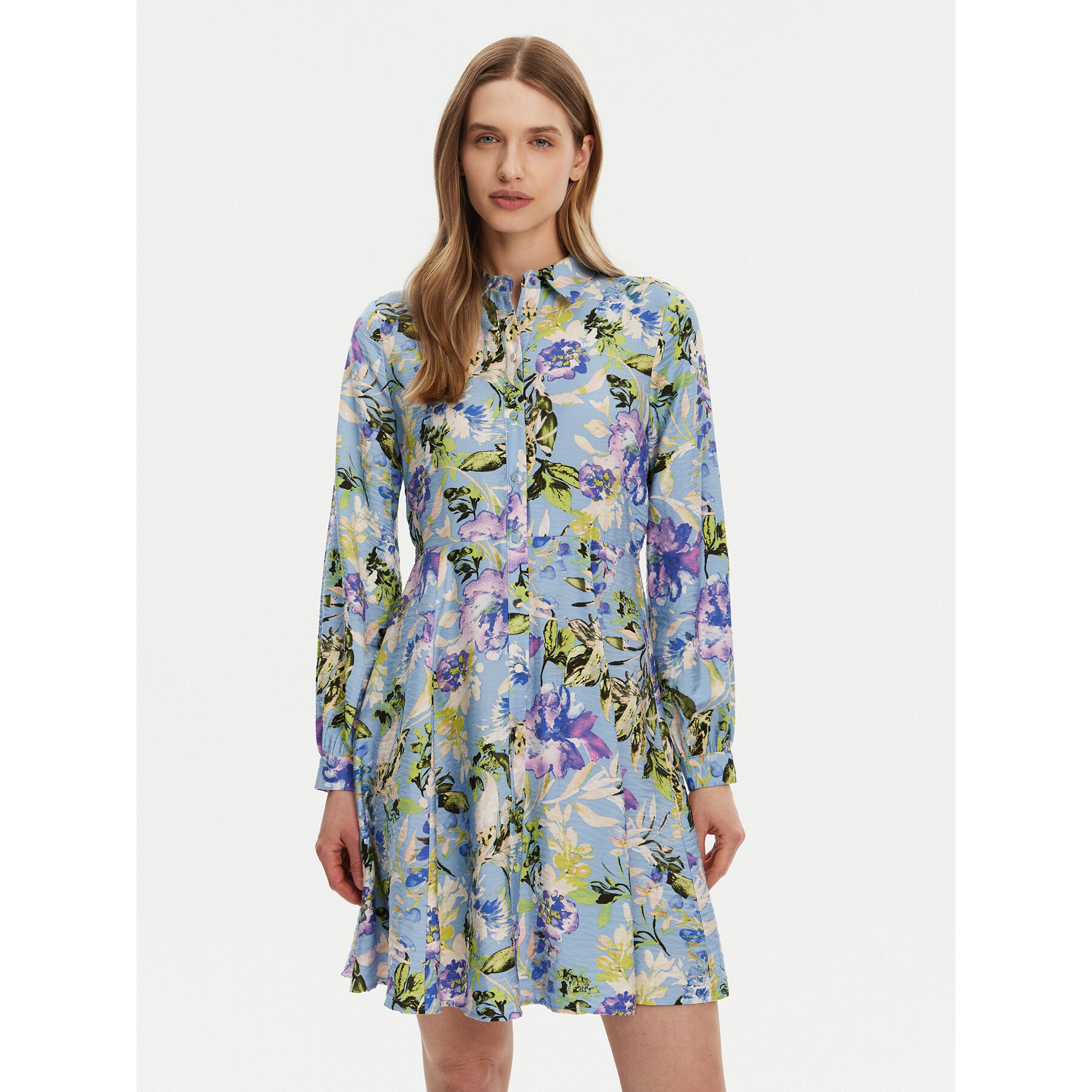 YAS Hemdkleid Kaya 26037079 Bunt Regular Fit