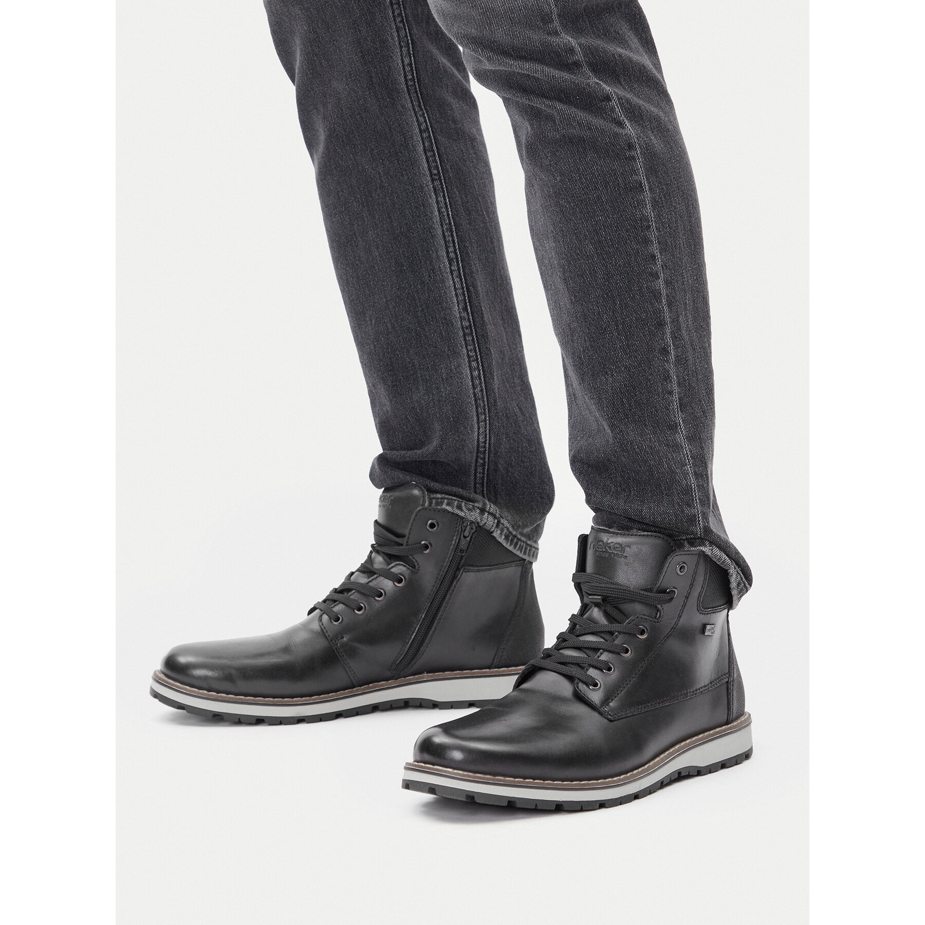 Зимни обувки Rieker 38405-00 Черен