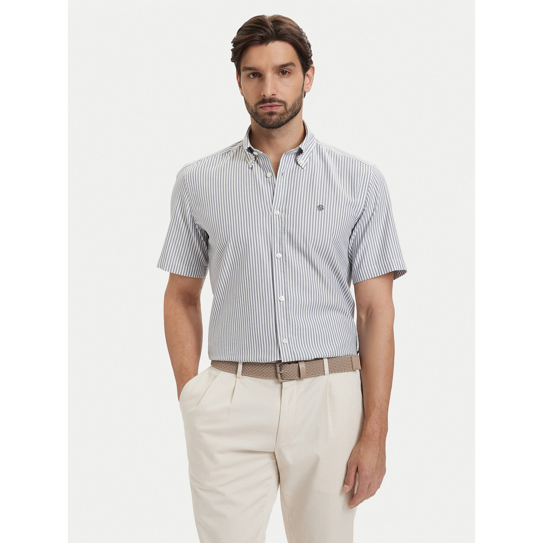 BOSS Hemd H-Liam 50560399 Blau Regular Fit