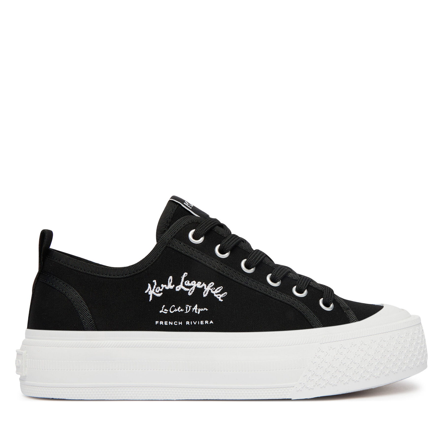 Tenisice KARL LAGERFELD Kampus Max V KL60516 Crna